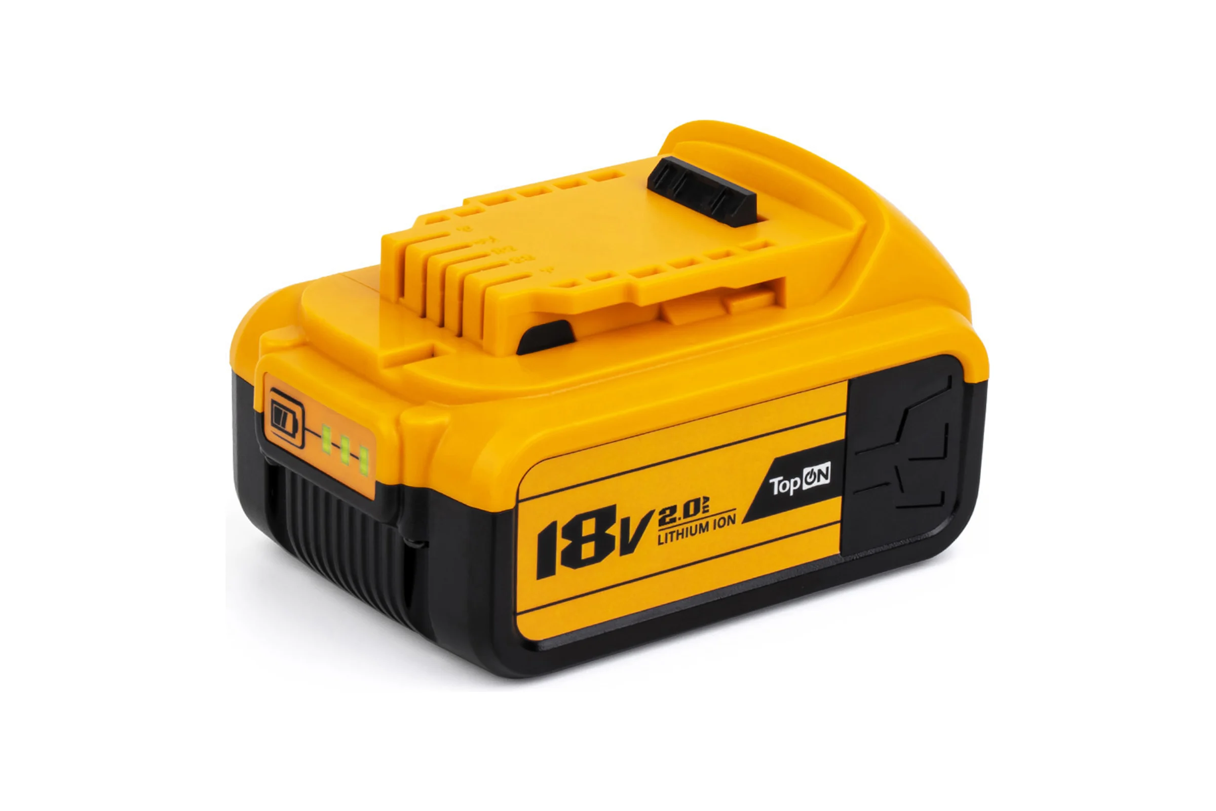 Аккумулятор для DeWalt 18В, 2 А*ч (Li-Ion) PN: DCB183 TopOn TOP-PTGD-DEW-18.2.0