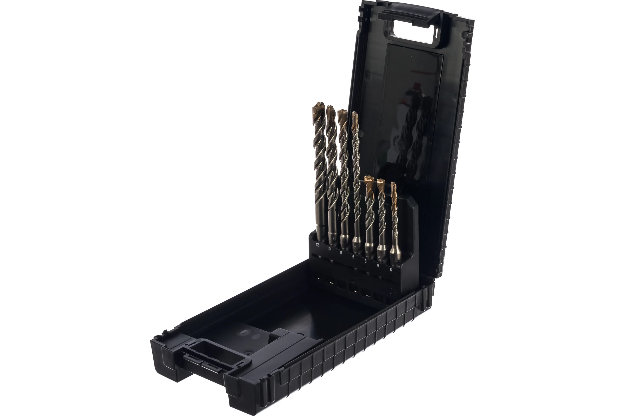 Набор буров SDS-plus V PLUS (5,6,8x110 мм; 6,8,10,12x160 мм;  7 шт.) D.BOR 240987