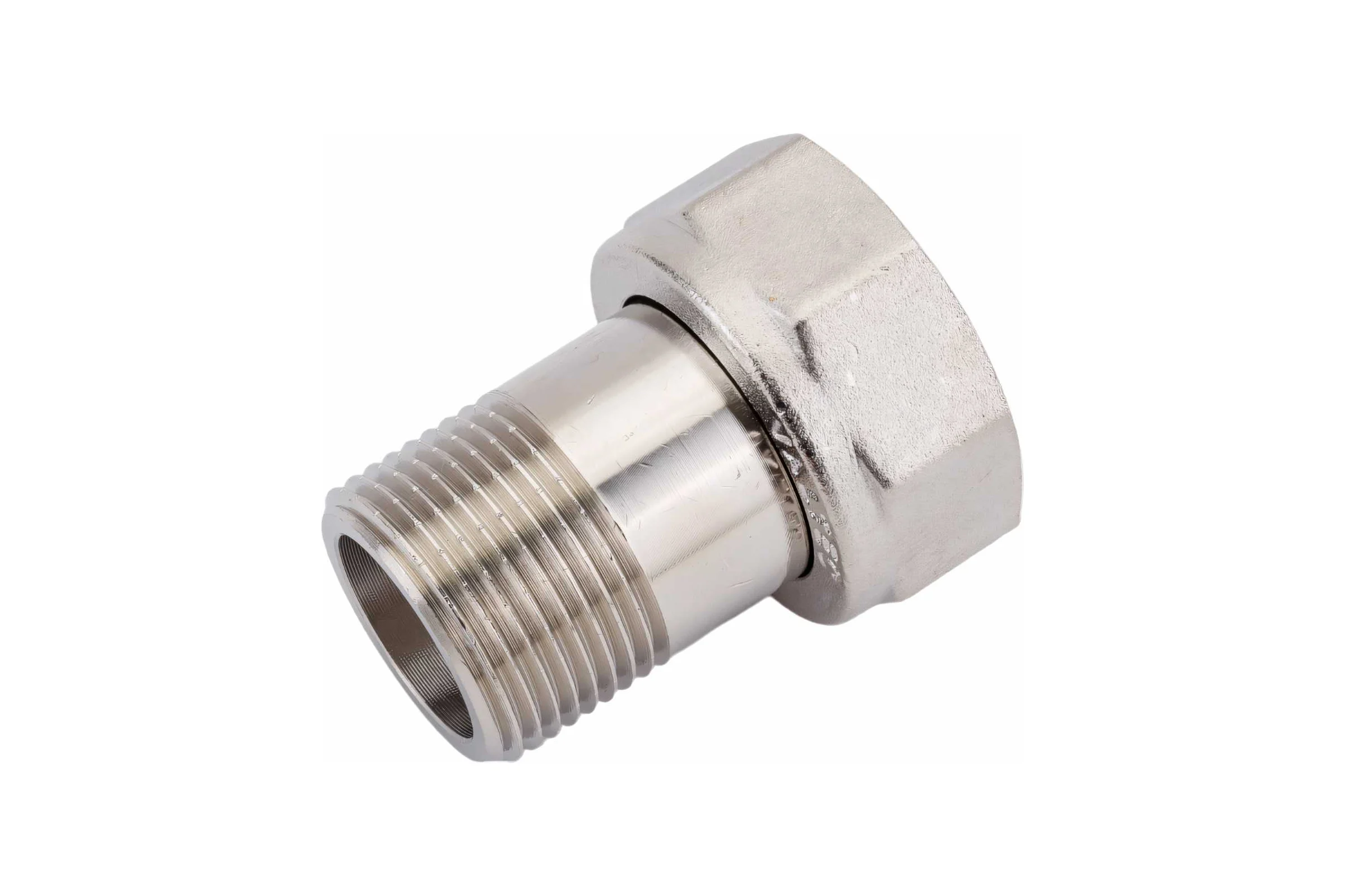 Прямой полусгон с накидной гайкой VALTEC 1x3/4 VTr.613.N.0605