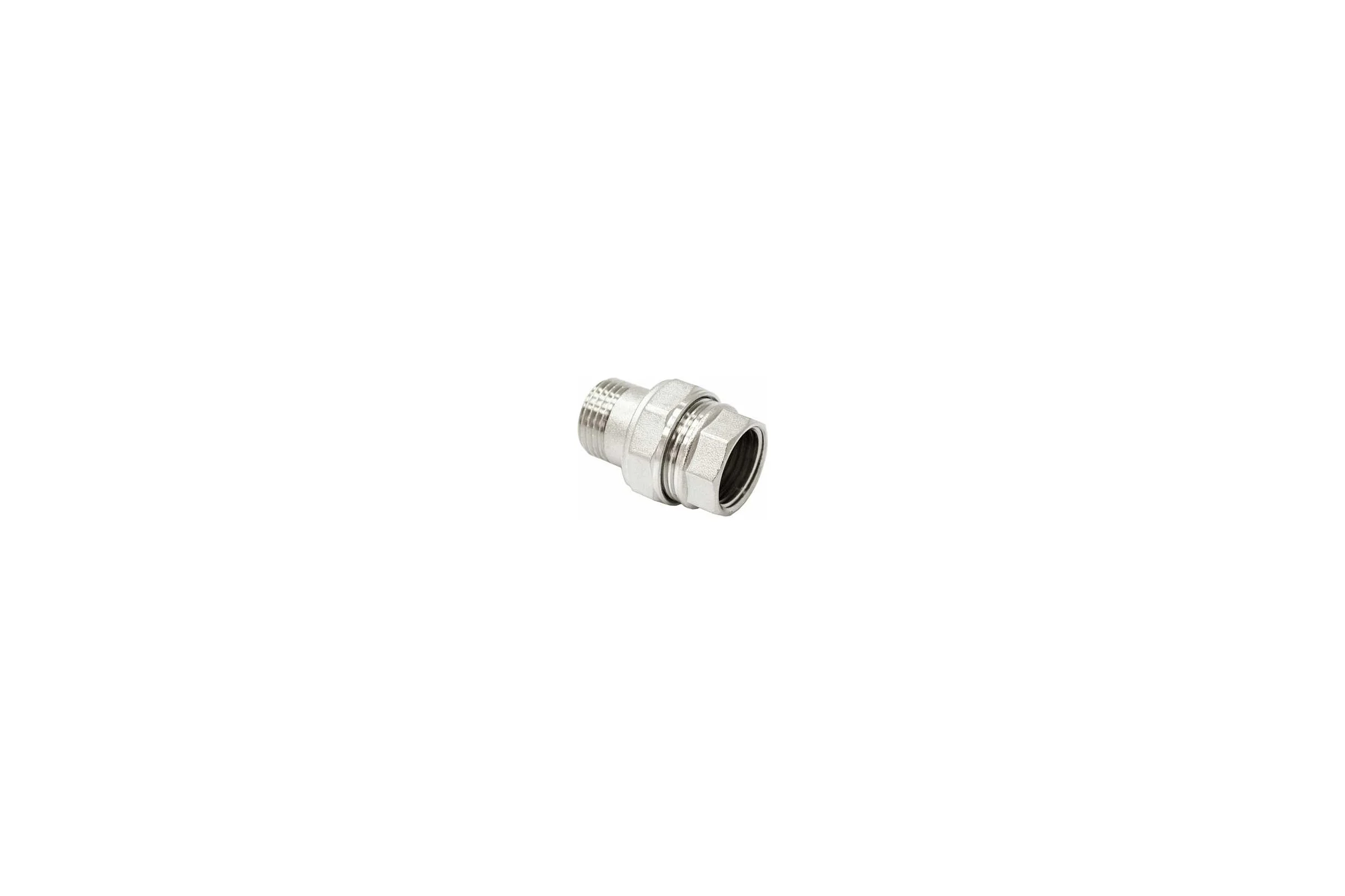 Прямое соединение STI 1/2 никелированное 819