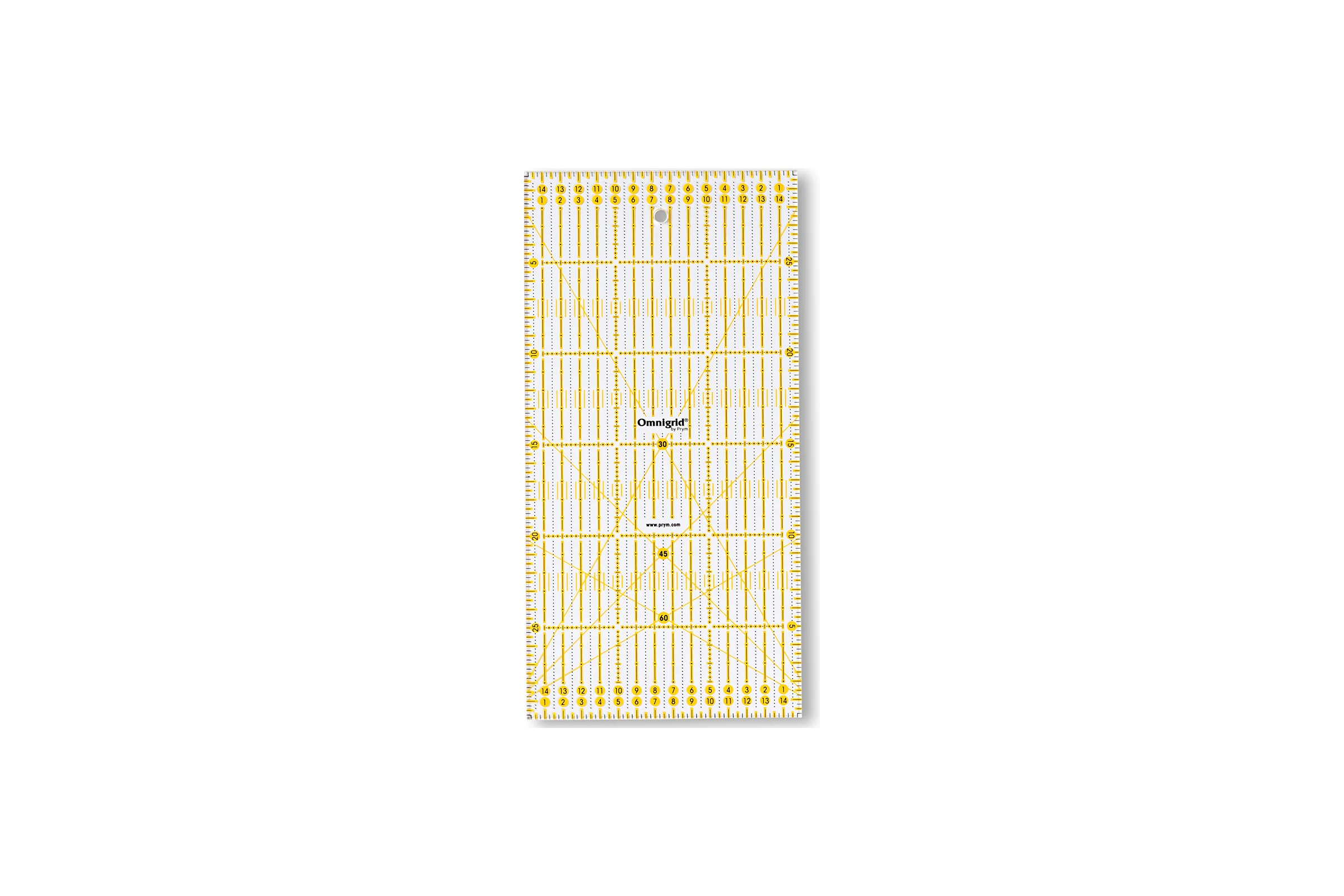 Универсальная линейка PRYM Omnigrid пластик, 15 см х 30 см 611307 134608
