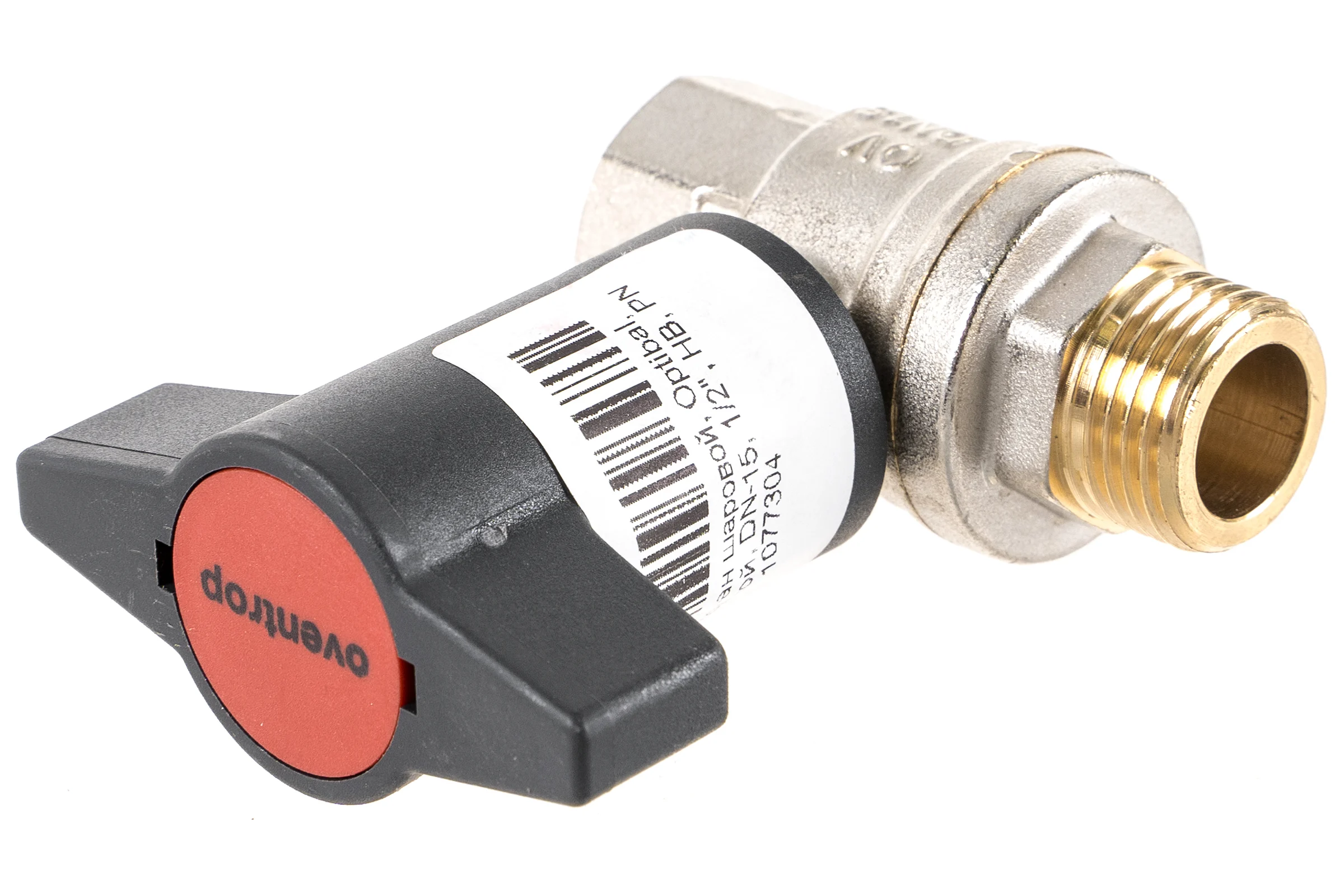 Шаровой кран Oventrop Optibal, полнопроходной, DN-15, 1/2", НВ, PN 1077304