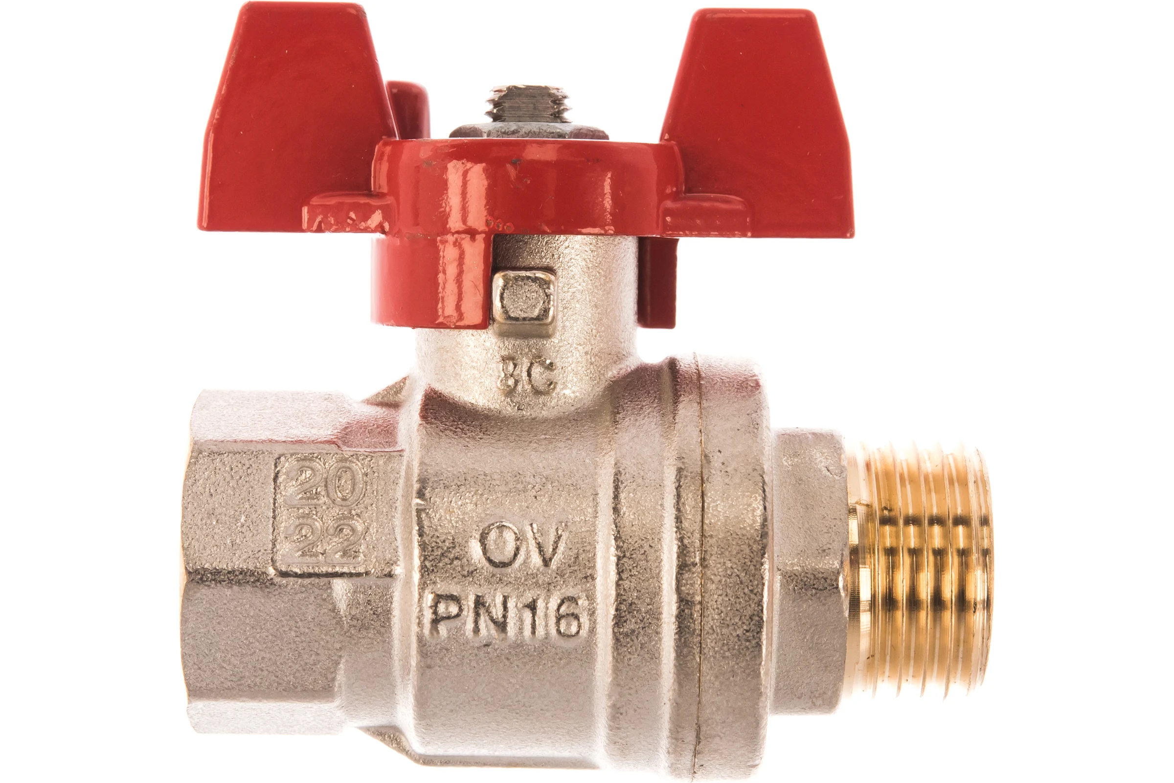 Шаровой кран Oventrop Optibal, полнопроходной, DN-15, 1/2", НВ, PN 1076304