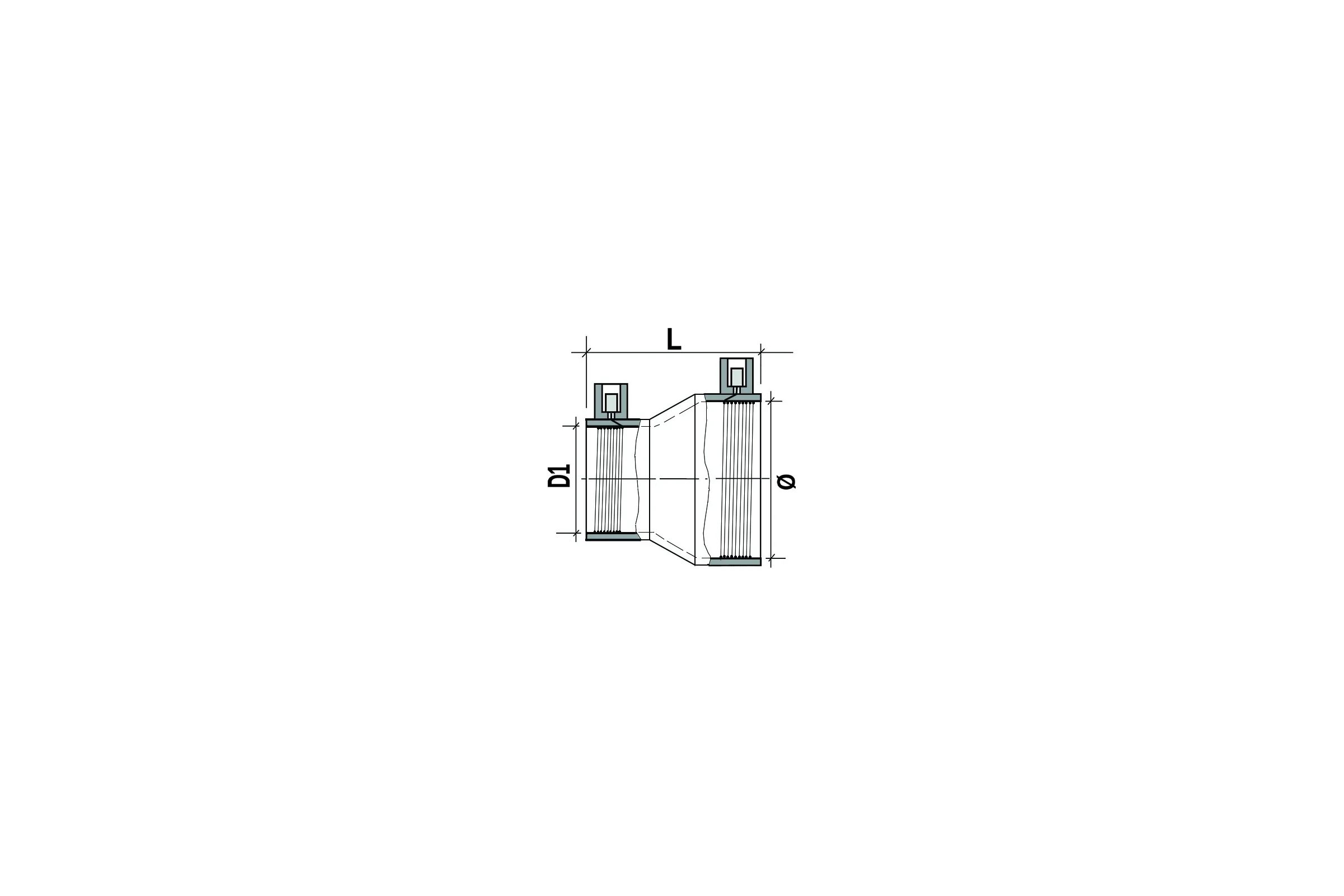 Электросварной переход SABfuse SDR11 PN16 PE 100 D75X63 8029075063