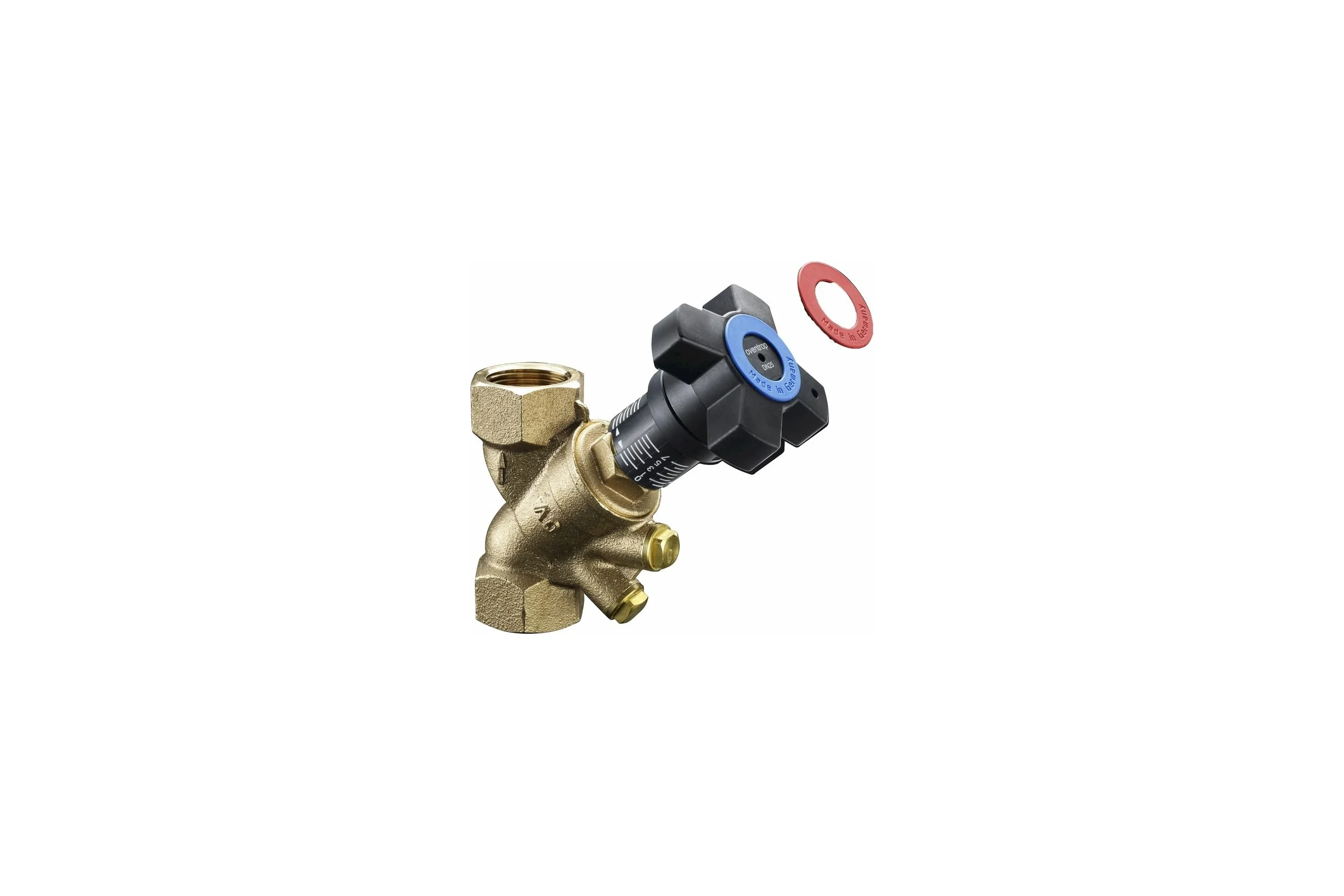 Регулирующий вентиль Oventrop Hydrocontrol VTR, преднастраиваемый, DN-32, 1 1/4", ВВ, PN 1060110