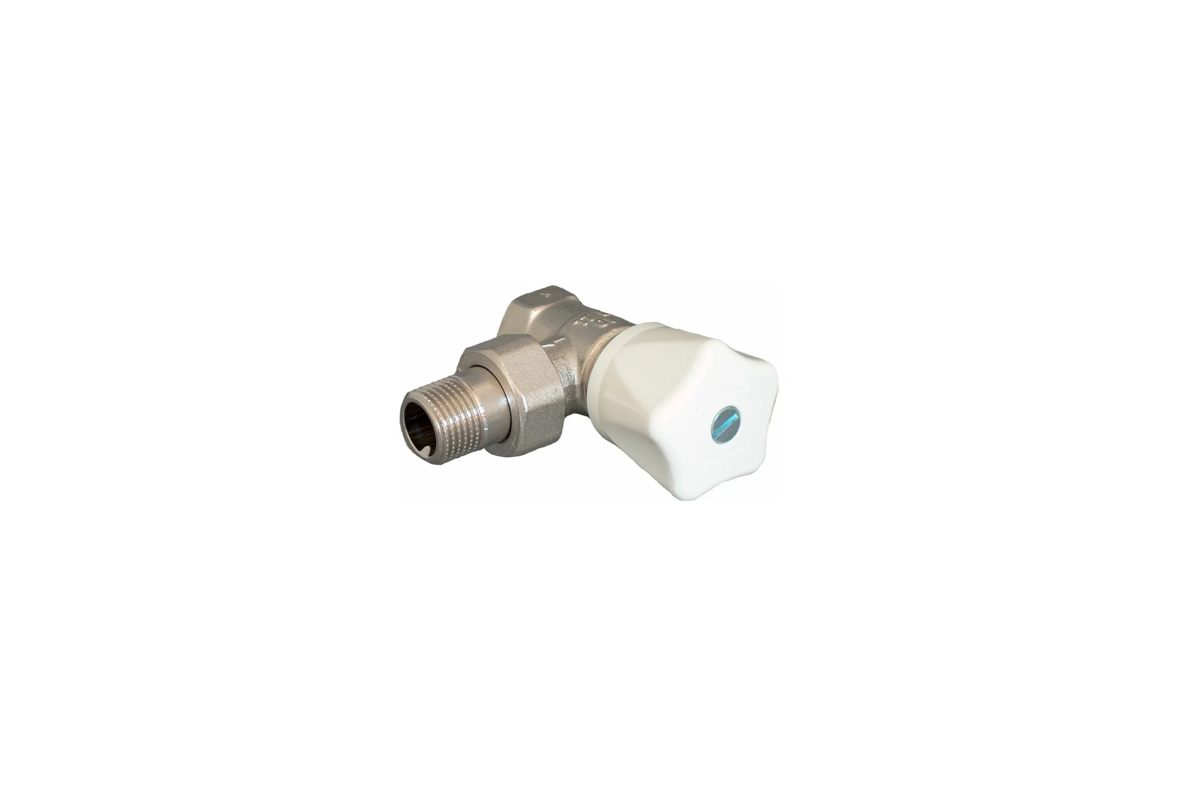 Вентиль Oventrop серия HR, с ручным приводом, угловой, DN-15, 1/2", ВН, PN 1190504
