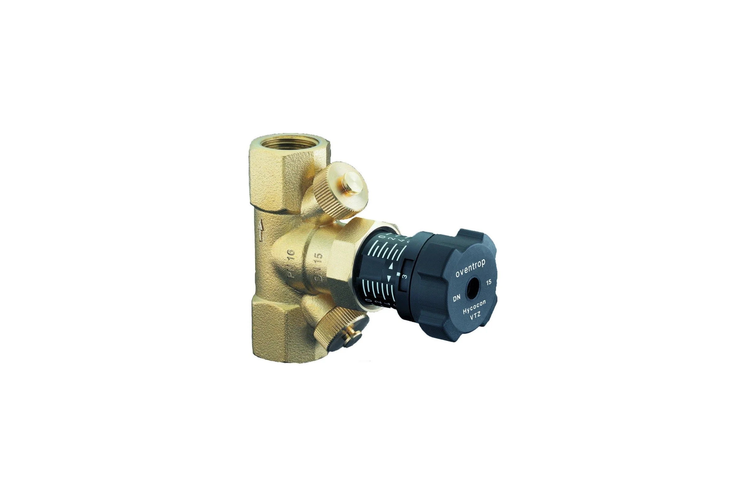 Регулирующий вентиль Oventrop Hycocon VTZ, преднастраиваемый, DN-15, 1/2", ВВ, PN 1061704