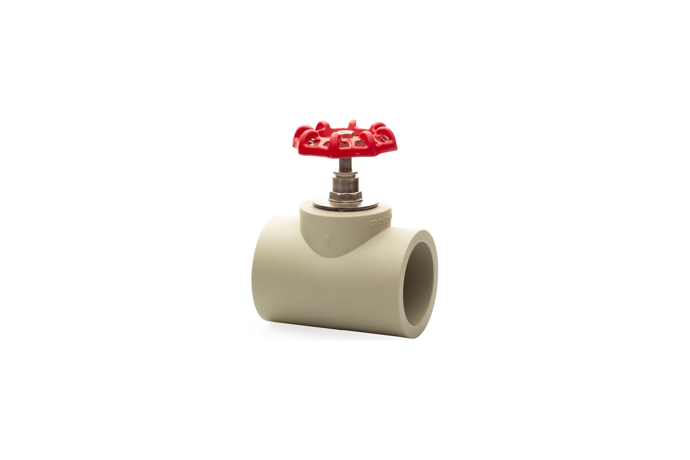 Вентиль LAMMIN ppr 63 9/1 серый Lm31071000063G