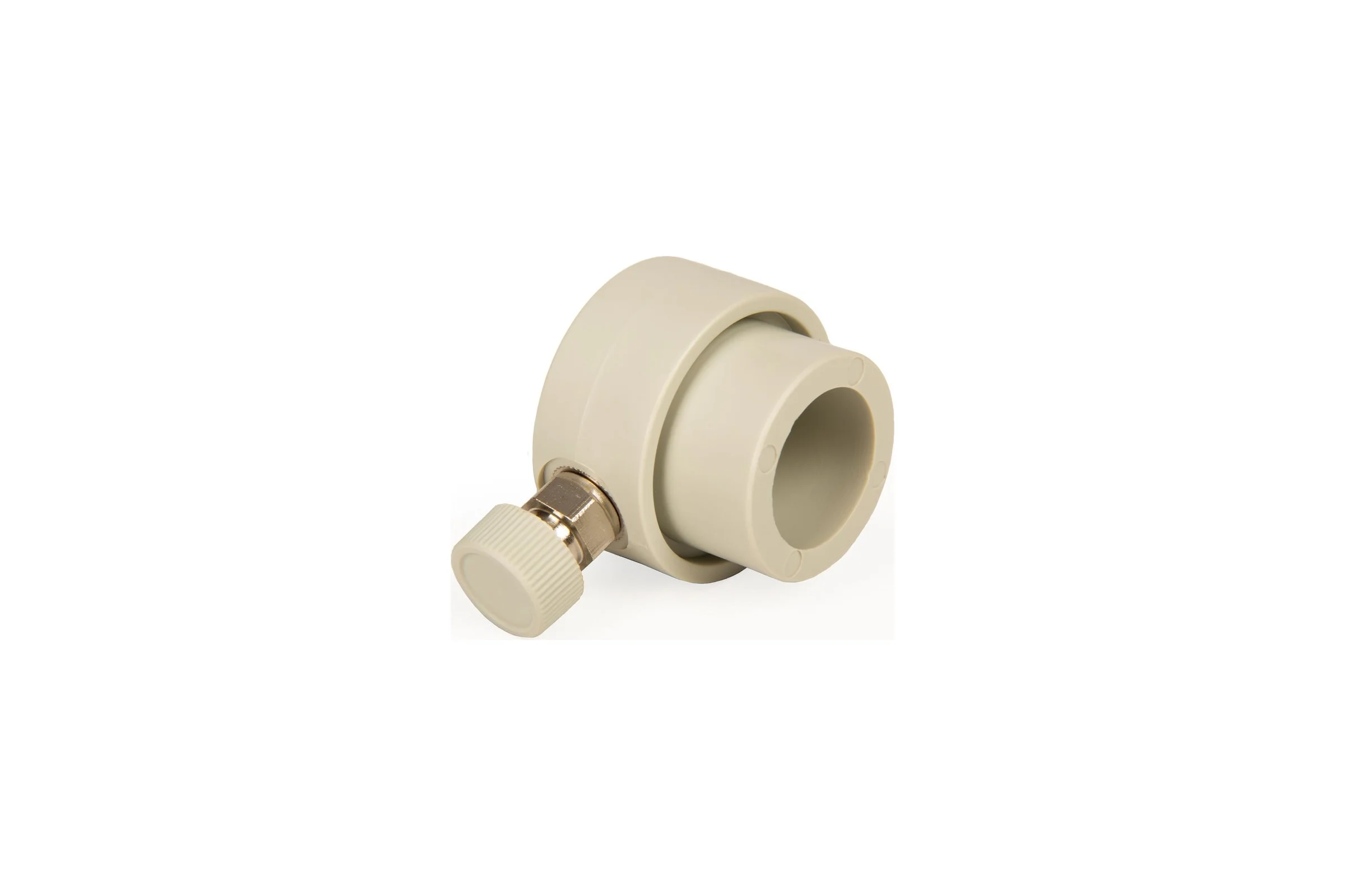 Коллекторная заглушка LAMMIN ppr, со сброс. клапаном 32 240/20 серый Lm31084000032G