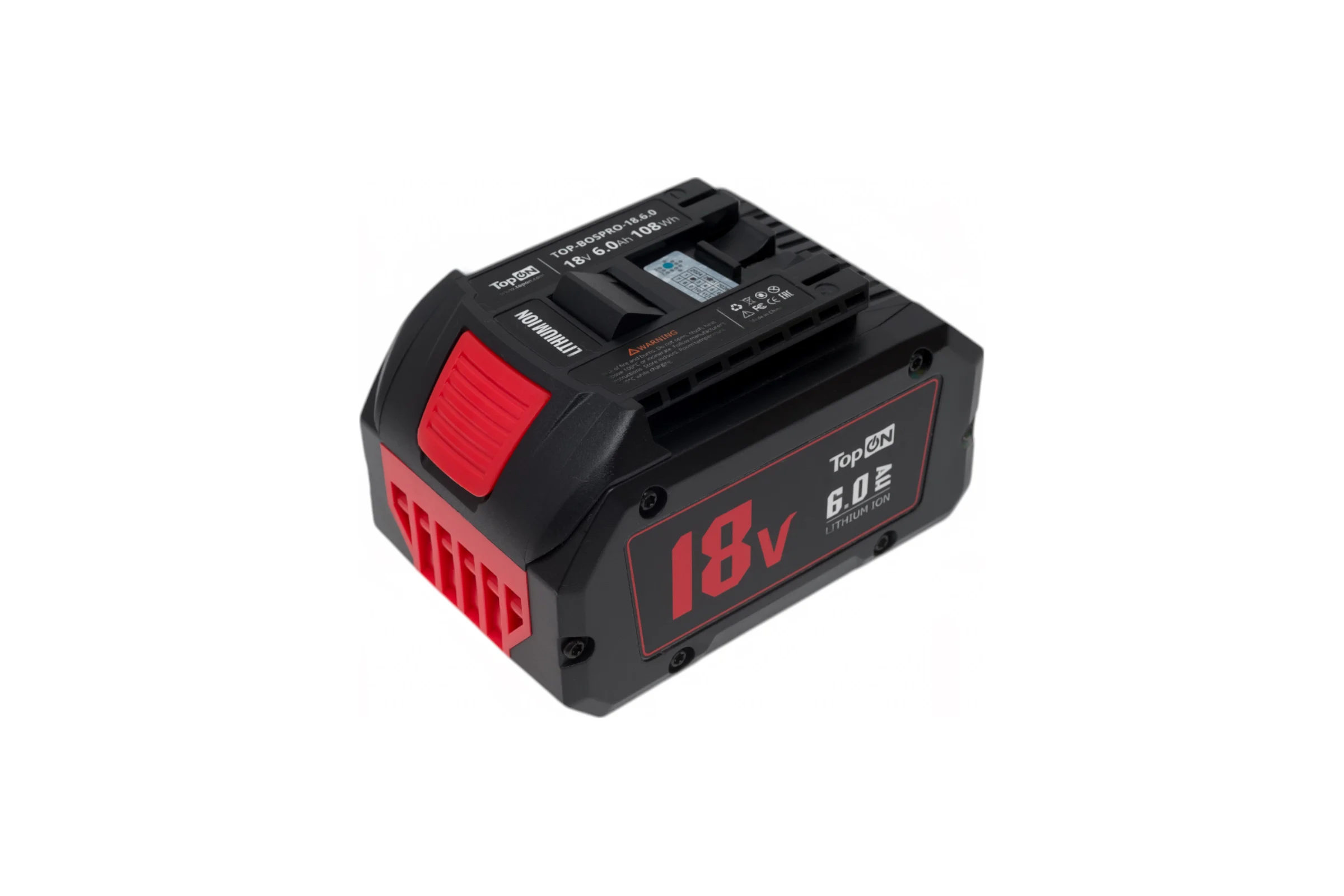 Аккумулятор для Bosch ProCore 18В, 6.0 А*ч (Li-Ion) PN: 2607336092 TopOn TOP-BOSPRO-18.6.0