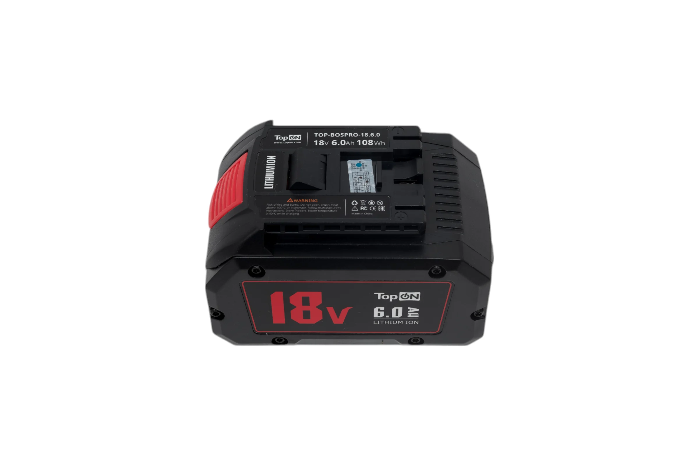 Аккумулятор для Bosch ProCore 18В, 6.0 А*ч (Li-Ion) PN: 2607336092 TopOn TOP-BOSPRO-18.6.0