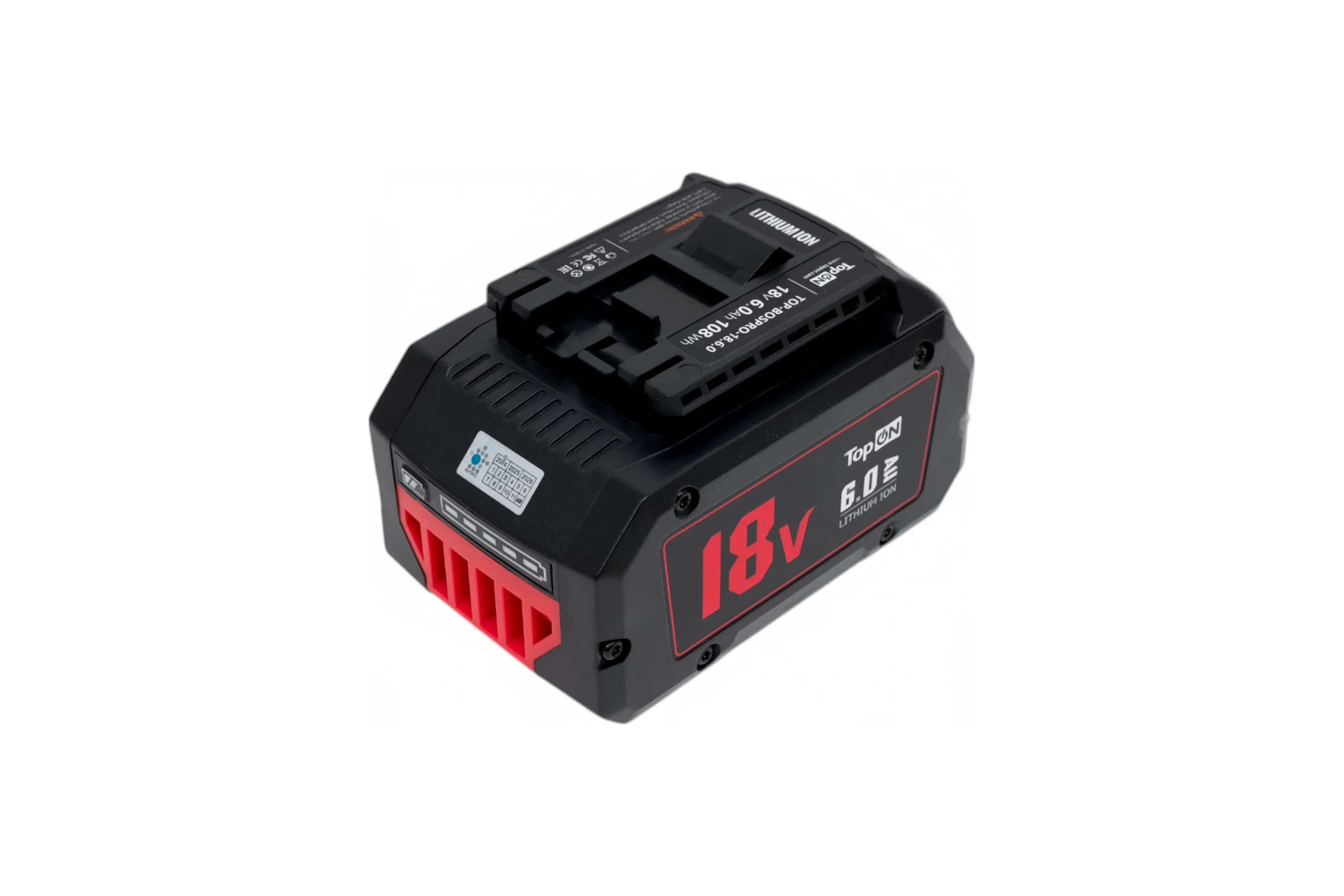 Аккумулятор для Bosch ProCore 18В, 6.0 А*ч (Li-Ion) PN: 2607336092 TopOn TOP-BOSPRO-18.6.0