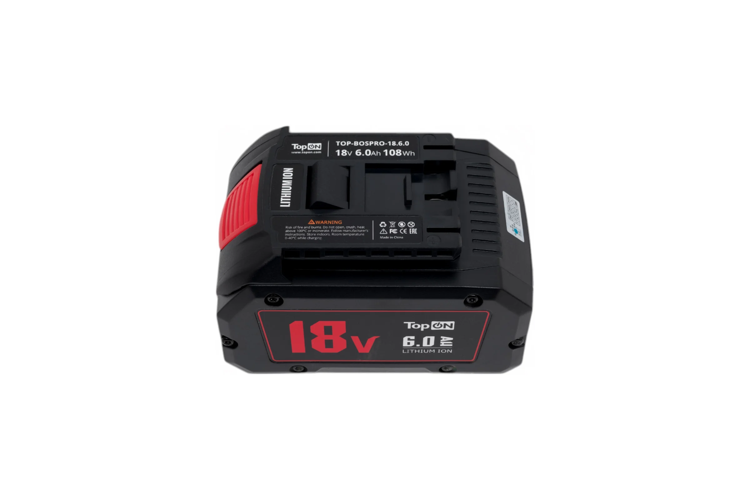 Аккумулятор для Bosch ProCore 18В, 6.0 А*ч (Li-Ion) PN: 2607336092 TopOn TOP-BOSPRO-18.6.0