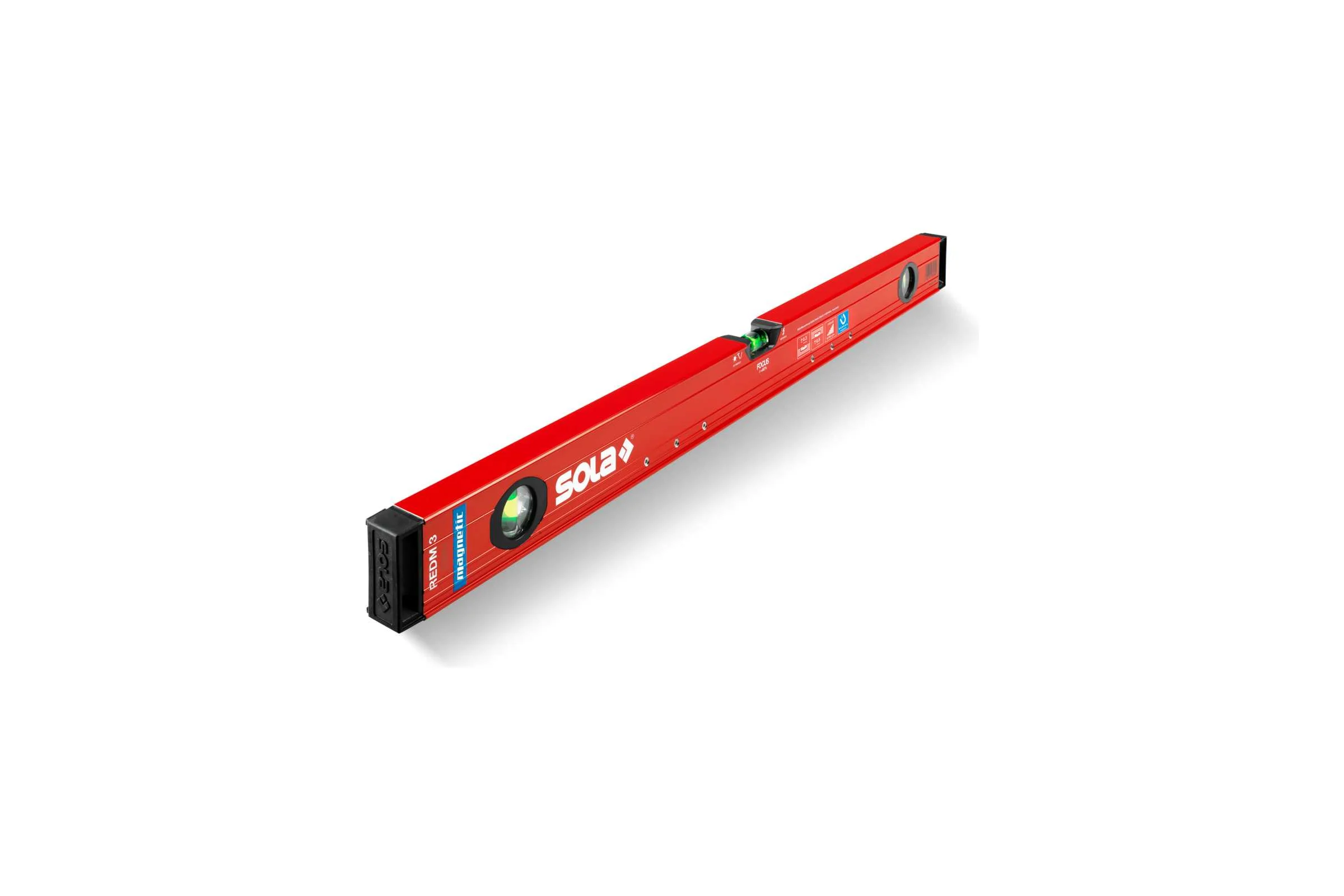 Уровень SOLA RED M 3 100, L=100 см, 3 глазка, точн. 0,3 мм/м 01813301