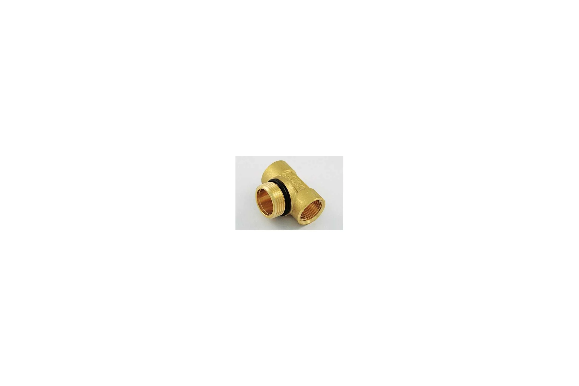 Коллекторный концевой тройник Tiemme 3/4"х1/2"х1/2" (латунь) O-ring 1950054 / 1890R
