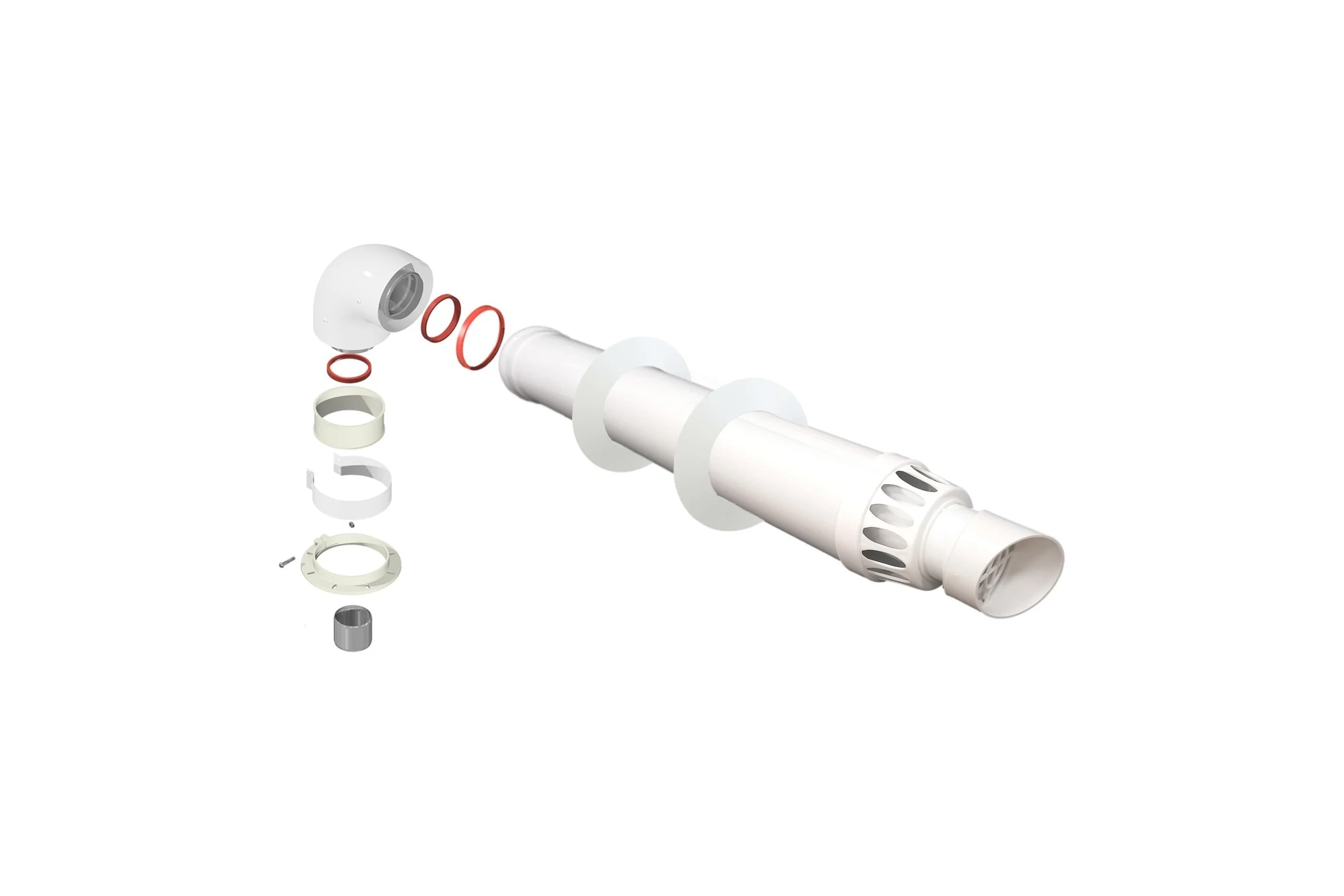 Коаксиальный комплект DR thermo "СТАНДАРТ", диаметр 60/100, универсальный, 900 мм КА-0,75