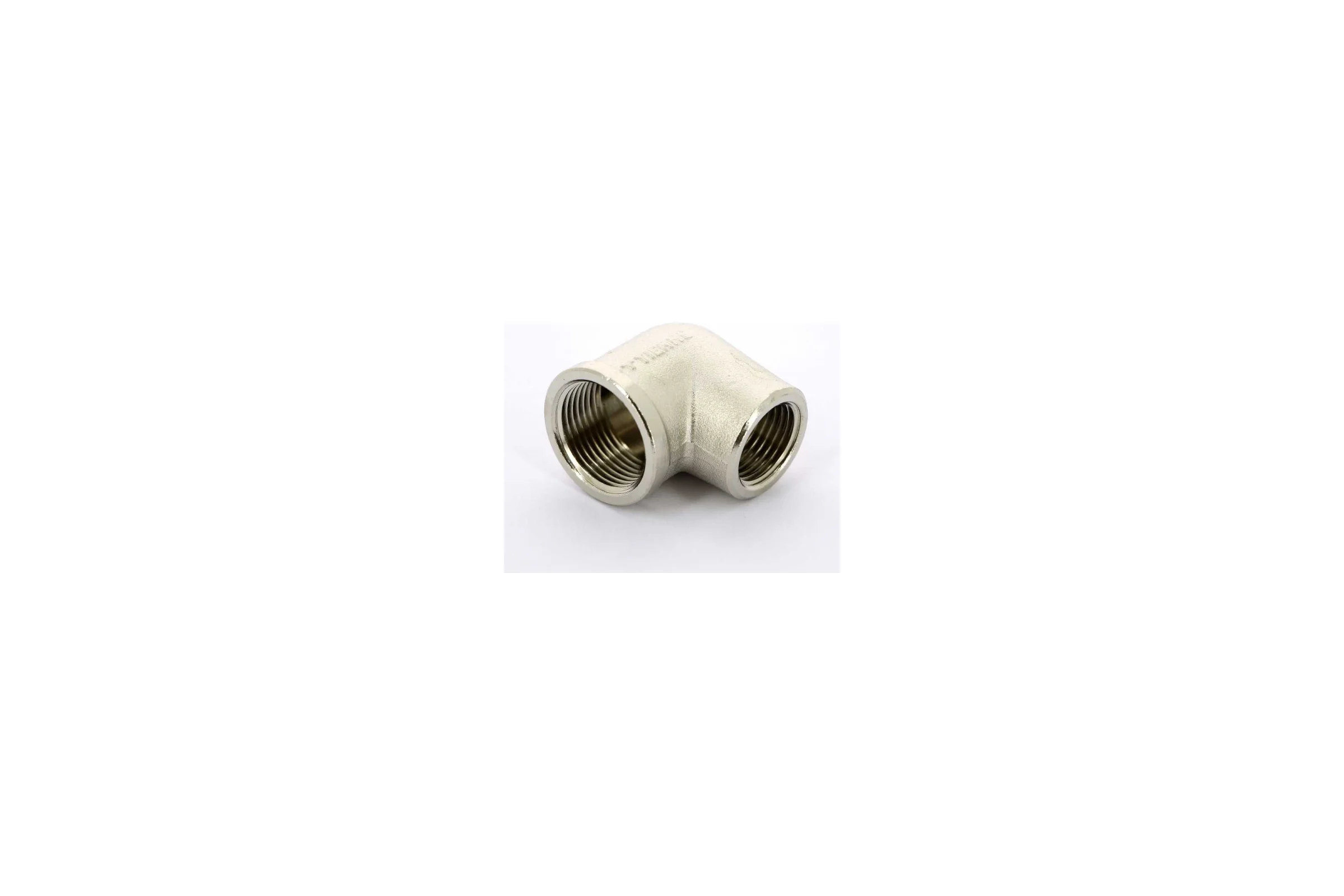 Переходной угольник Tiemme 3/8"х1/2" ВВ (никель) 1500604 / 1560N000403