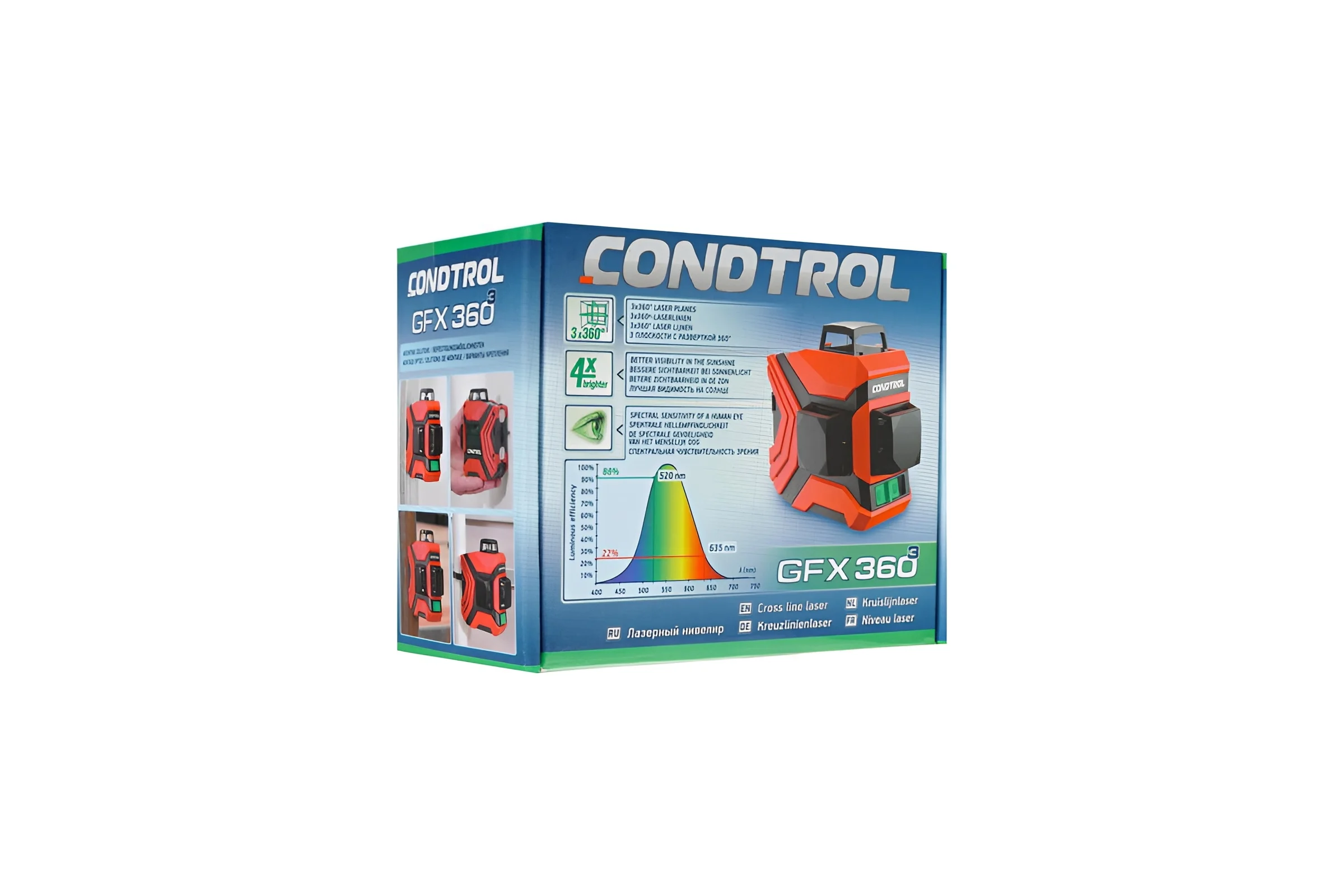 Лазерный нивелир Condtrol GFX360-3 1-2-222