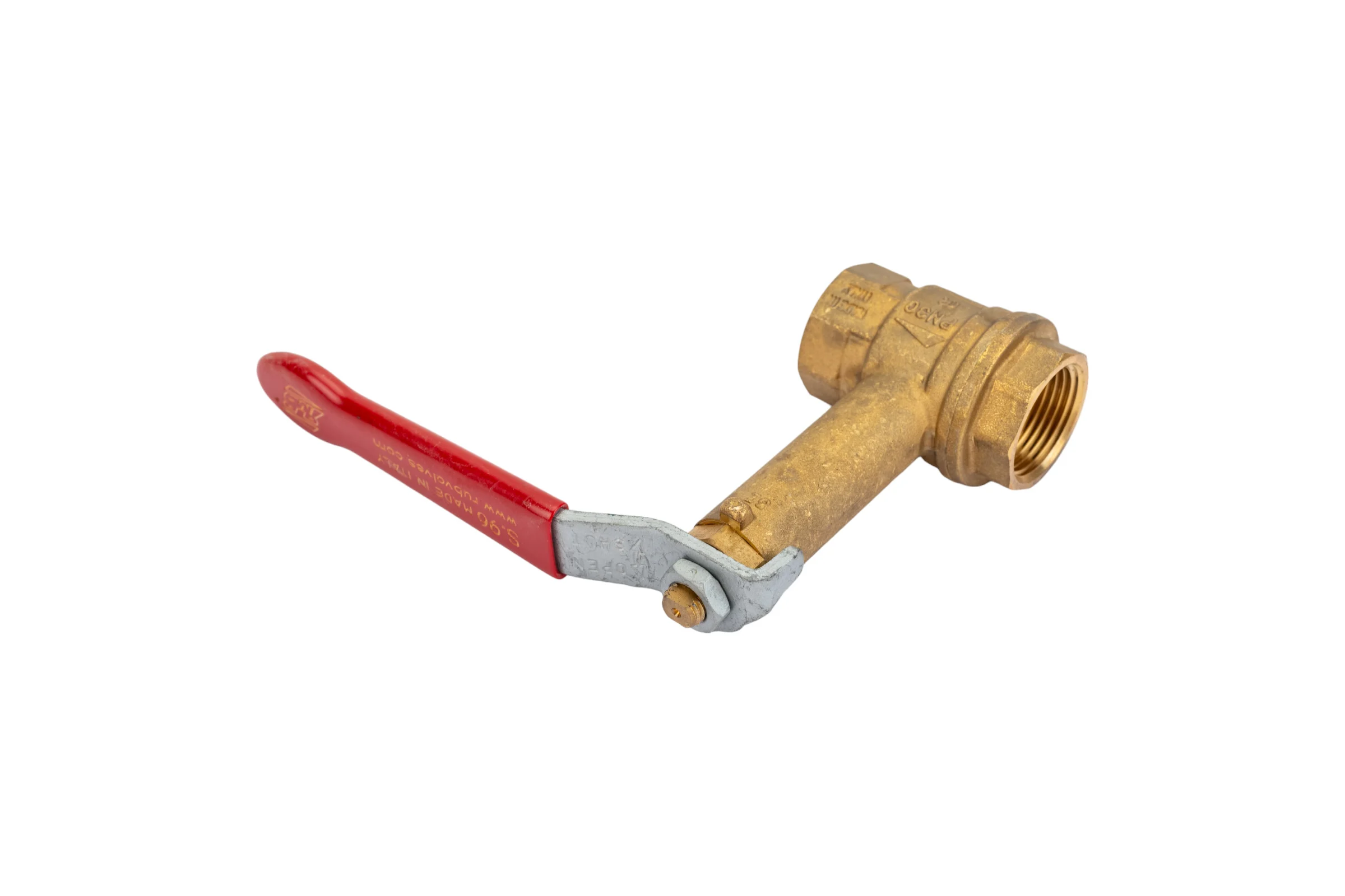 Шаровой кран с удлиненным штоком RUB MILANO 3/4 DN20 PN30, ВР-ВР, S.96, ручка S96E00