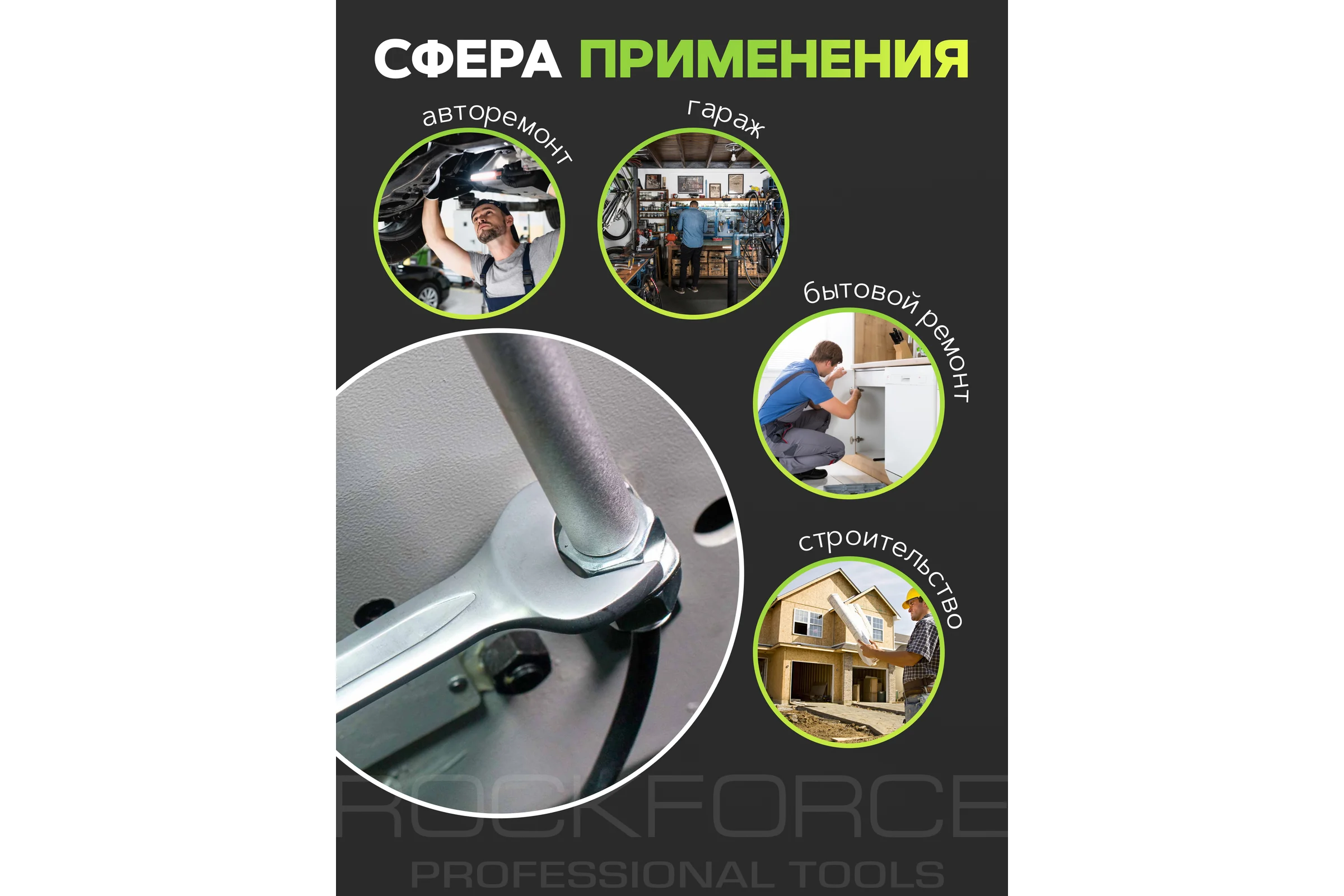 Рожковый ключ Rockforce 30х32мм RF-7543032(11531)
