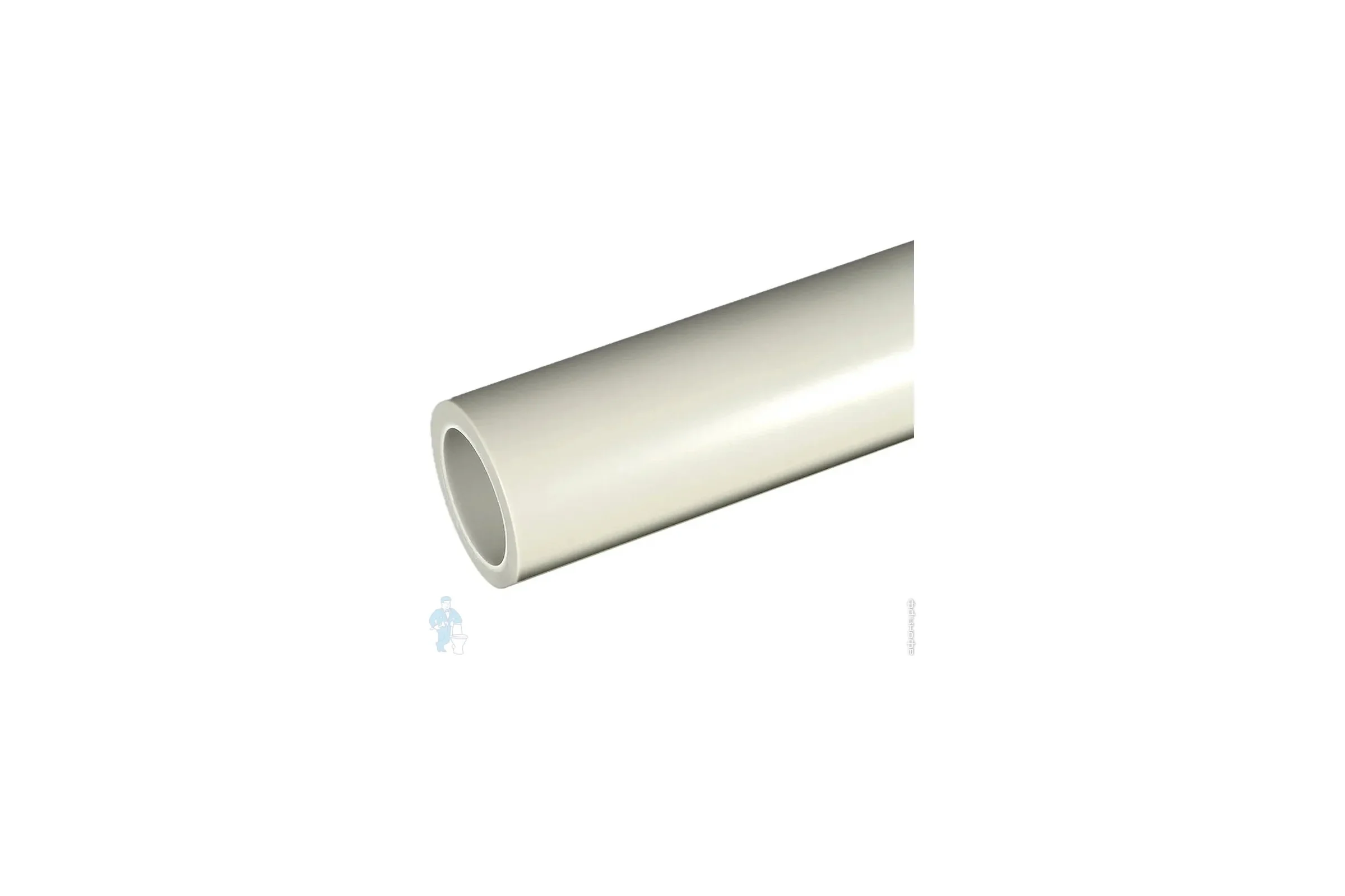 Труба LAMMIN ppr pn20 20x3,4, 2м серый Lm310130340202G