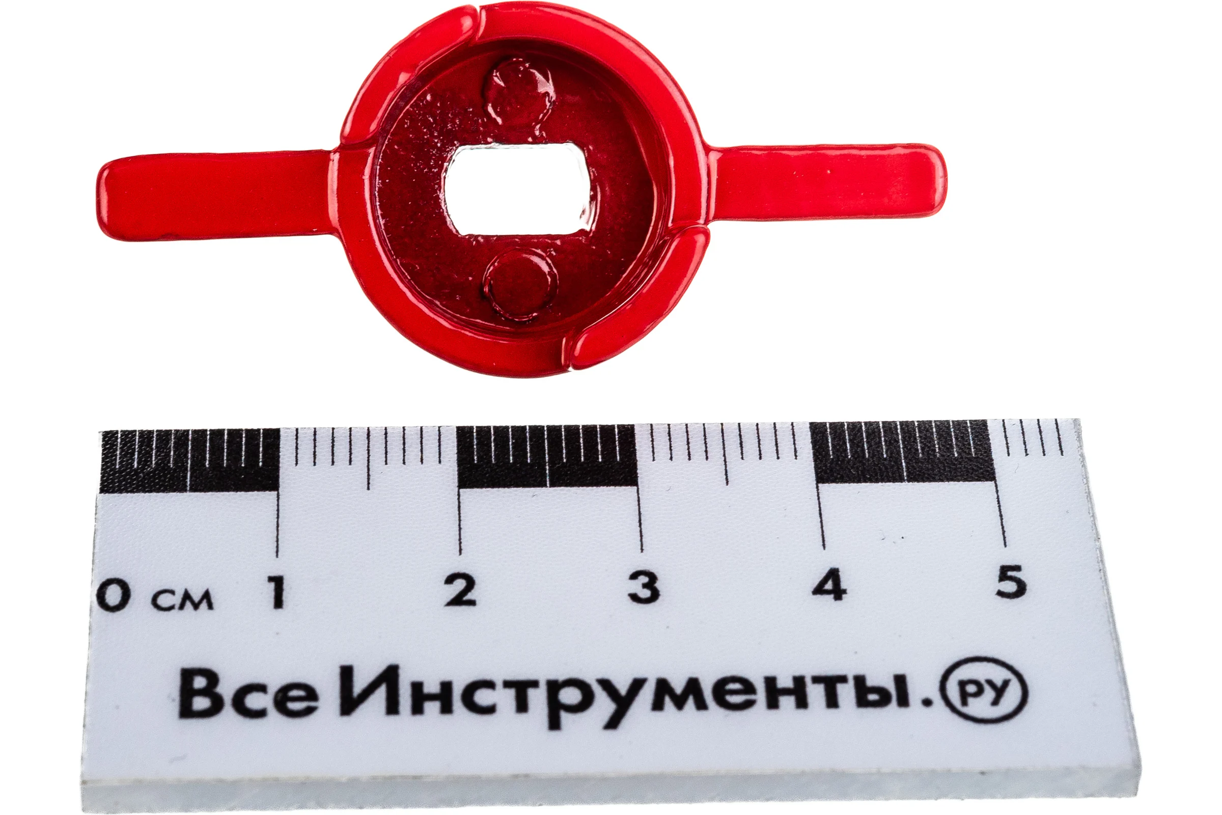 Ручка для шарового крана усиленная MasterProf форма бабочка, КРАСНАЯ, 1/2"-3/4", MP ИС.131176