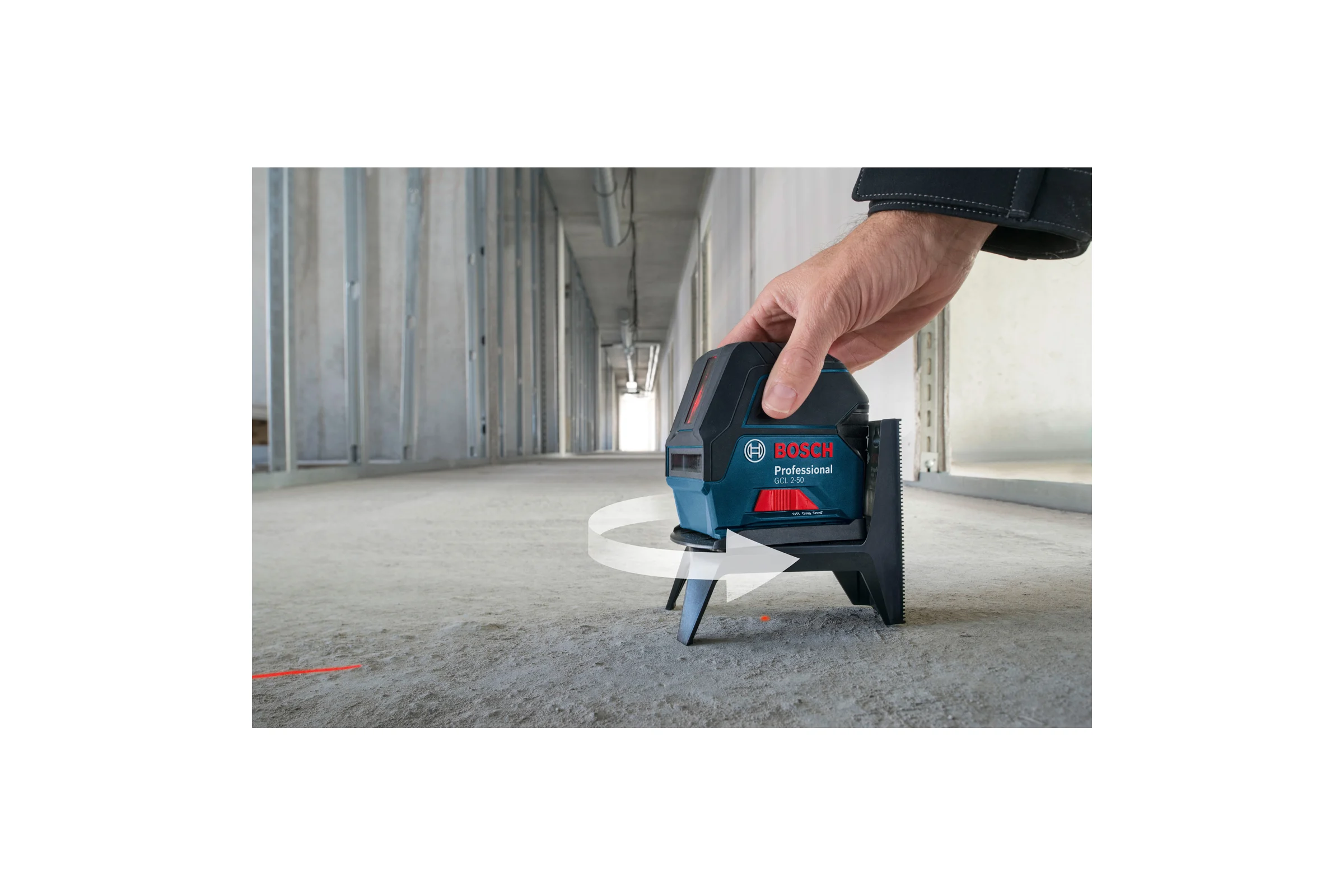 Лазерный нивелир Bosch GCL 2-50 + RM1 + BM3 в кейсе 0601066F02