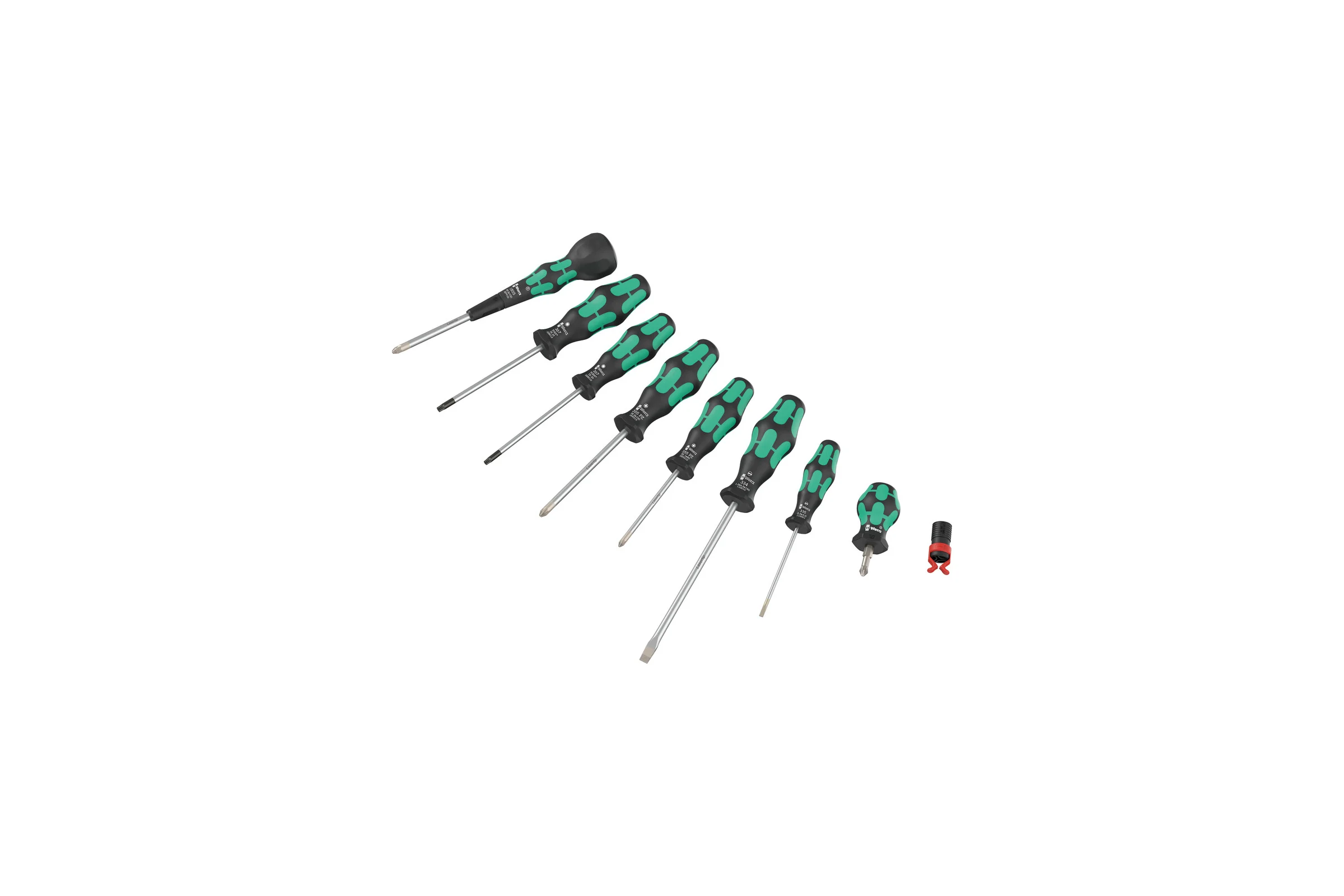 Набор отвёрток WERA 9528 Kraftform Ball-Grip Set 2, 9 пр. WE-134029