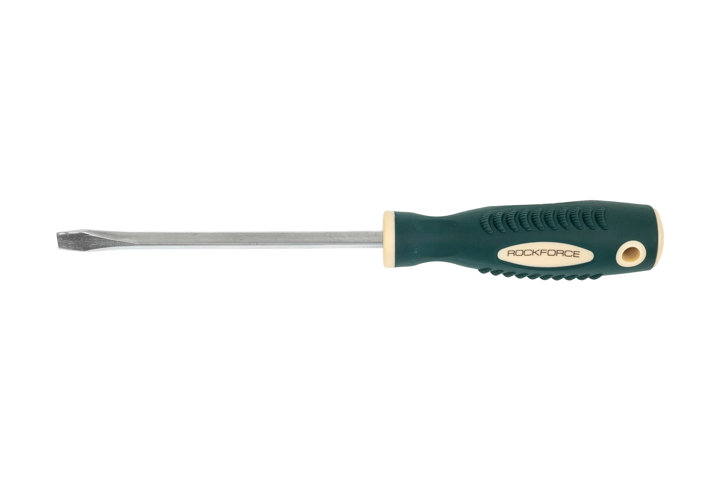 Шлицевая магнитная отвертка Rockforce Profi S2 SL8.0х150мм RF-70180150(27185)