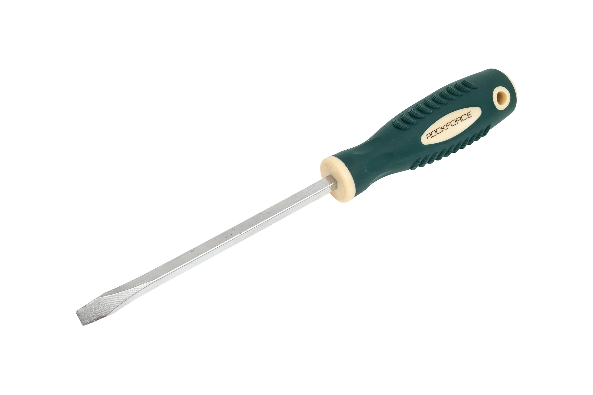 Шлицевая магнитная отвертка Rockforce Profi S2 SL8.0х150мм RF-70180150(27185)