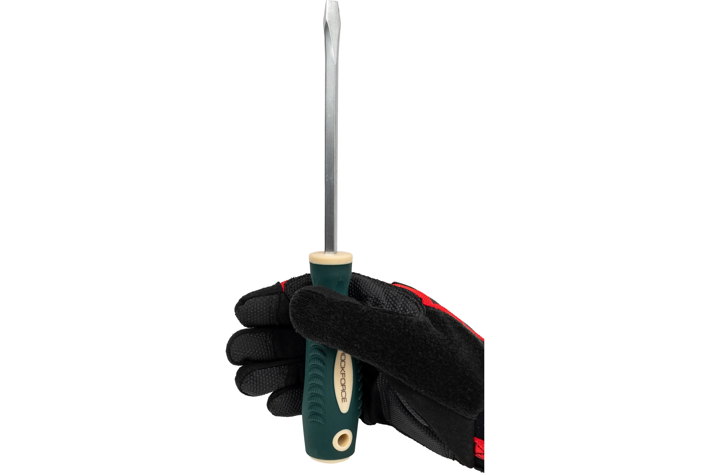 Шлицевая магнитная отвертка Rockforce Profi S2 SL8.0х150мм RF-70180150(27185)