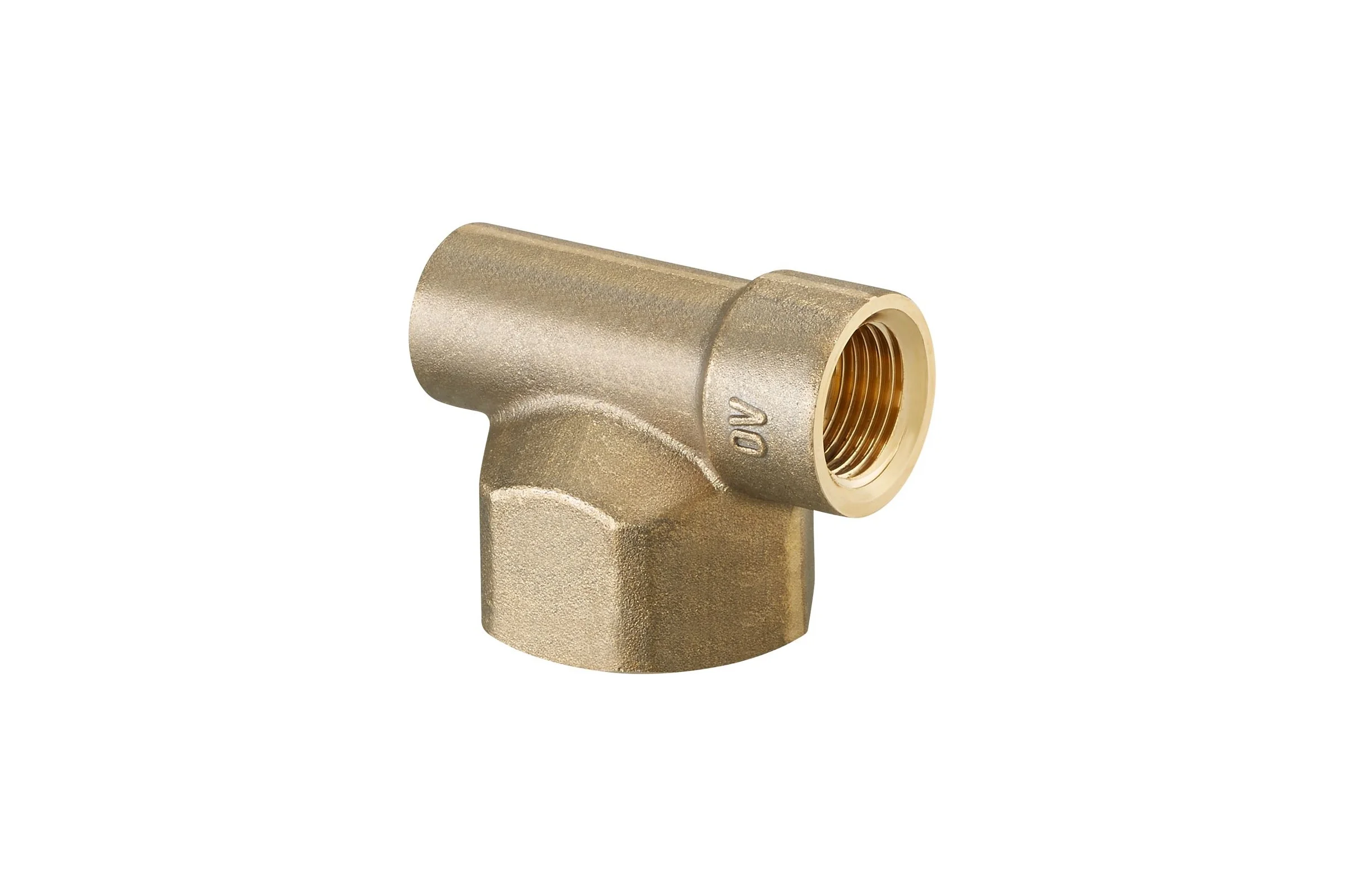 Концевая пробка Oventrop G 1 BP, отвод на воздуховодчик G 3/8 BP, 1400691