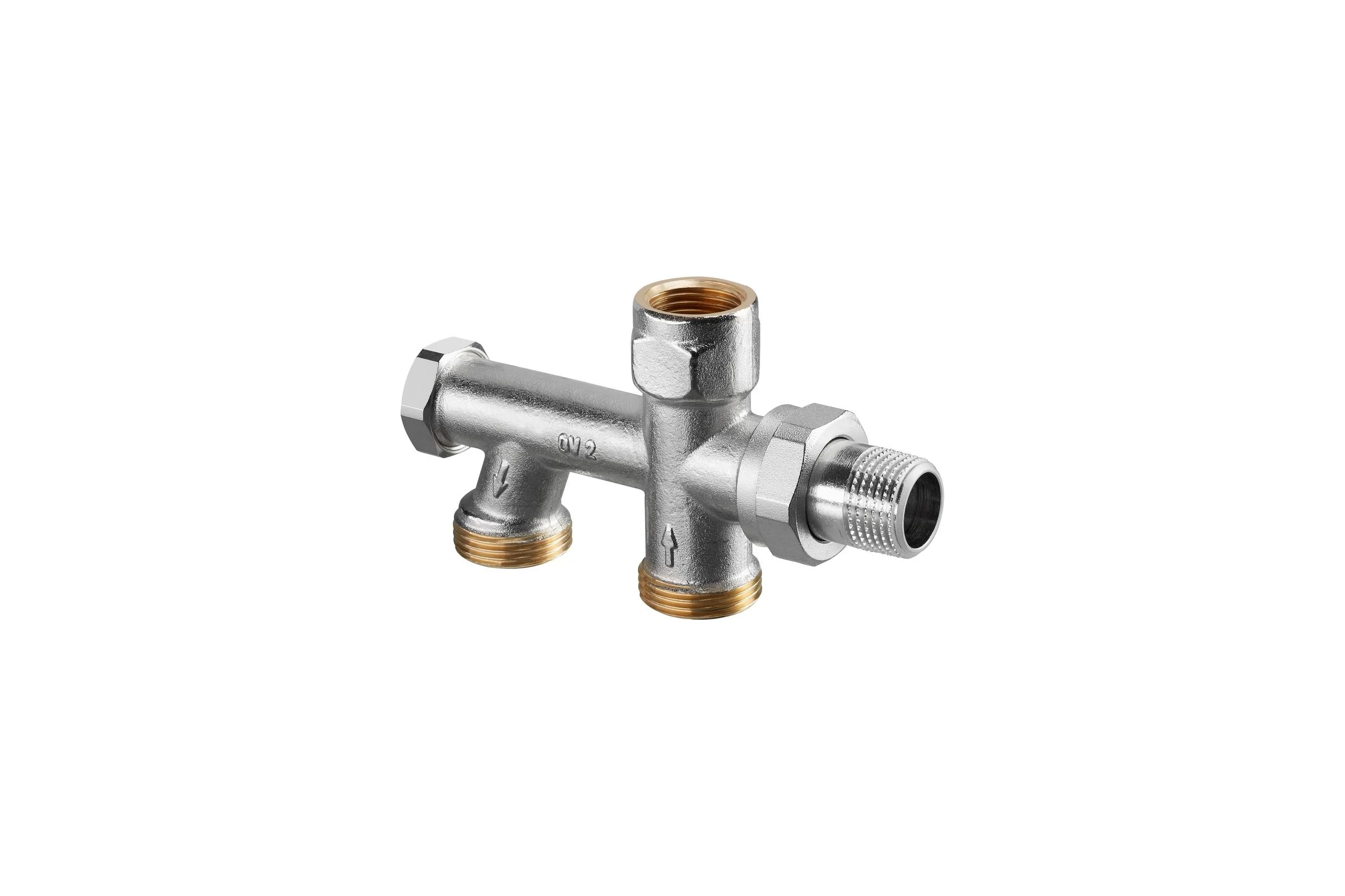Ниппель Oventrop Cofit S, Н ЕК, 1 1/4", 1", бронза без покрытия, редукционный 1504065