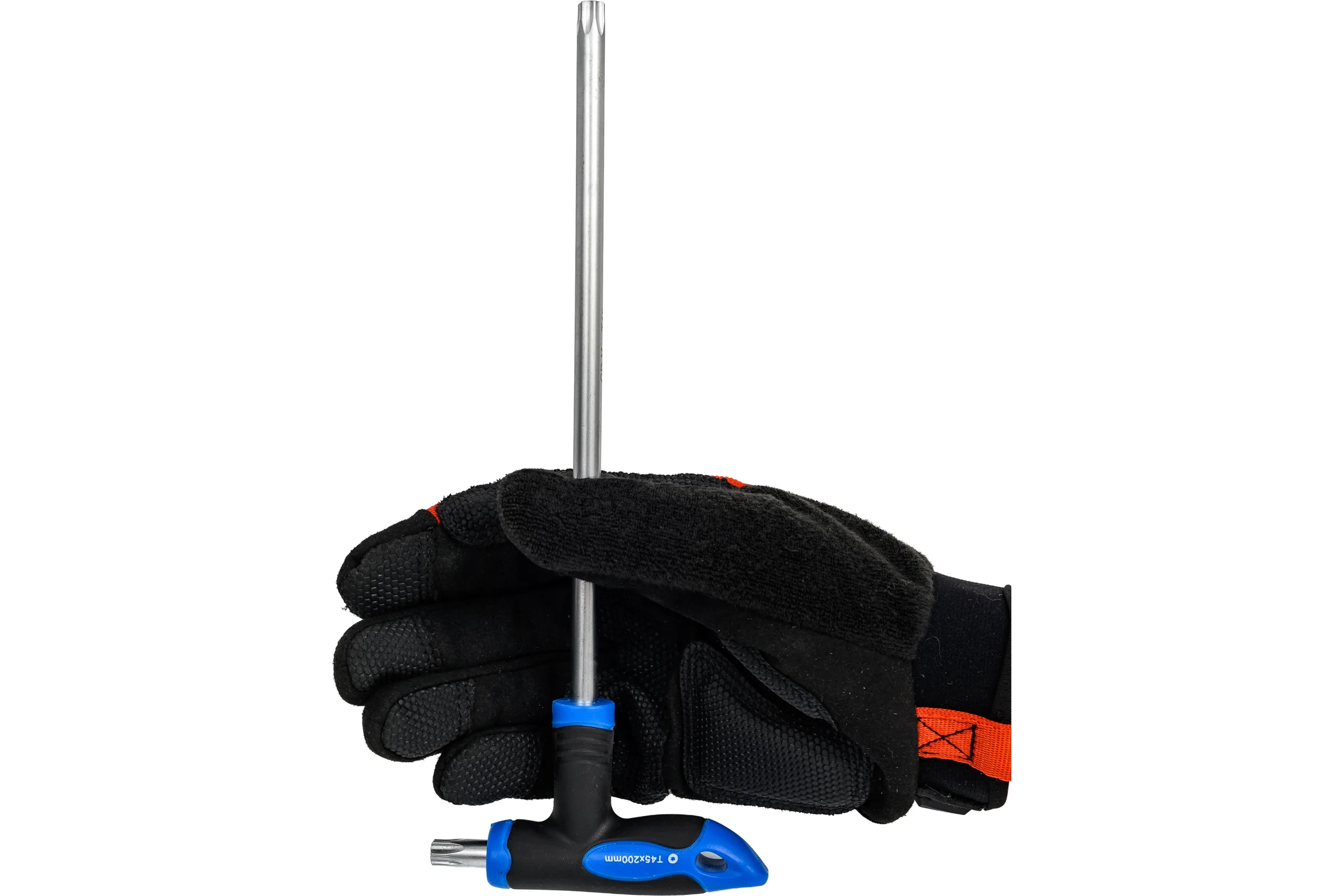 Ключ Rockforce TORX Т-образный с прорезиненной рукояткой T45х200мм RF-76745G(25705)
