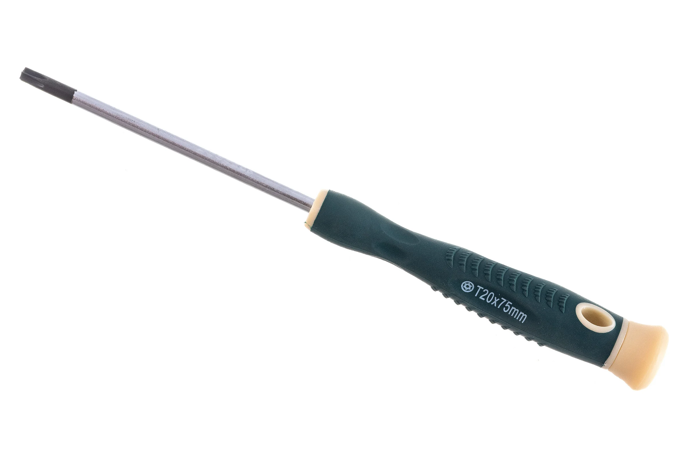 Отвертка Rockforce TORX с отверстием ювелирная T20Hх75мм RF-73707520(19567)