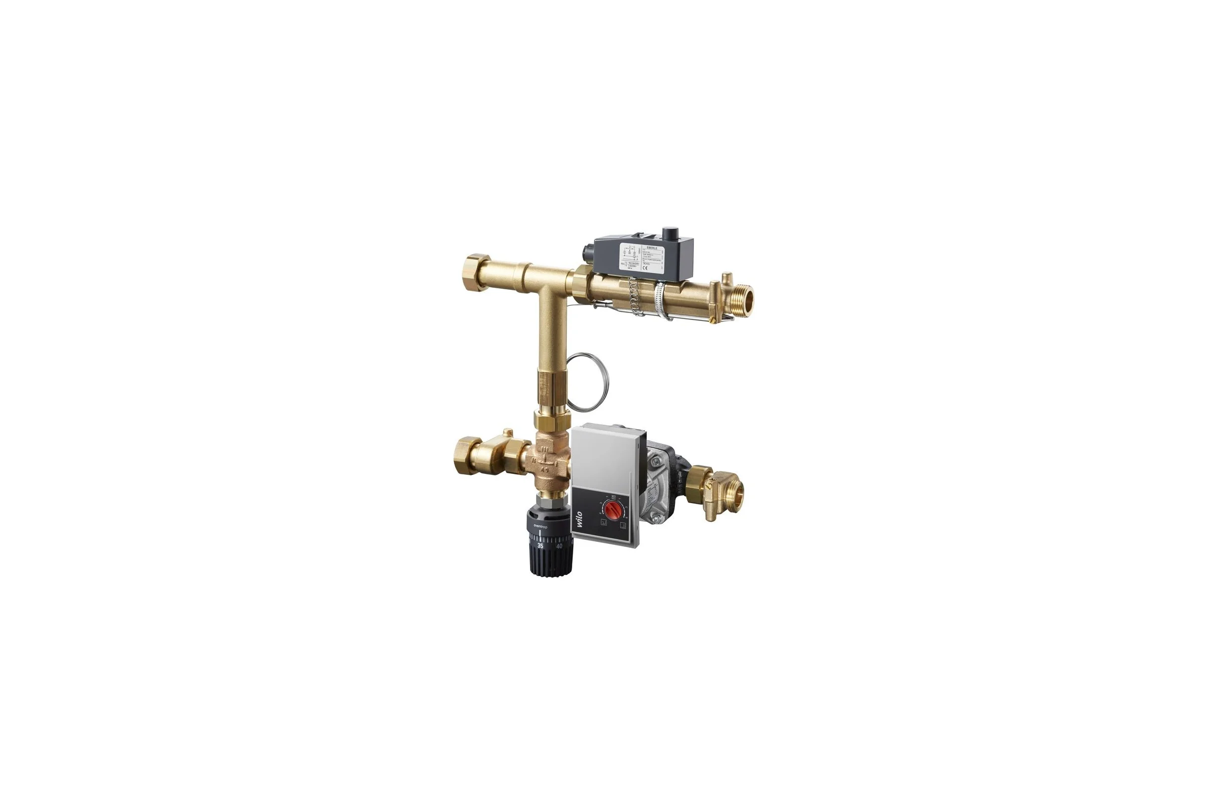 Насосная группа Oventrop Regufloor H, смесительная, DN 25, с насосом Wilo E15/1-5 1151000