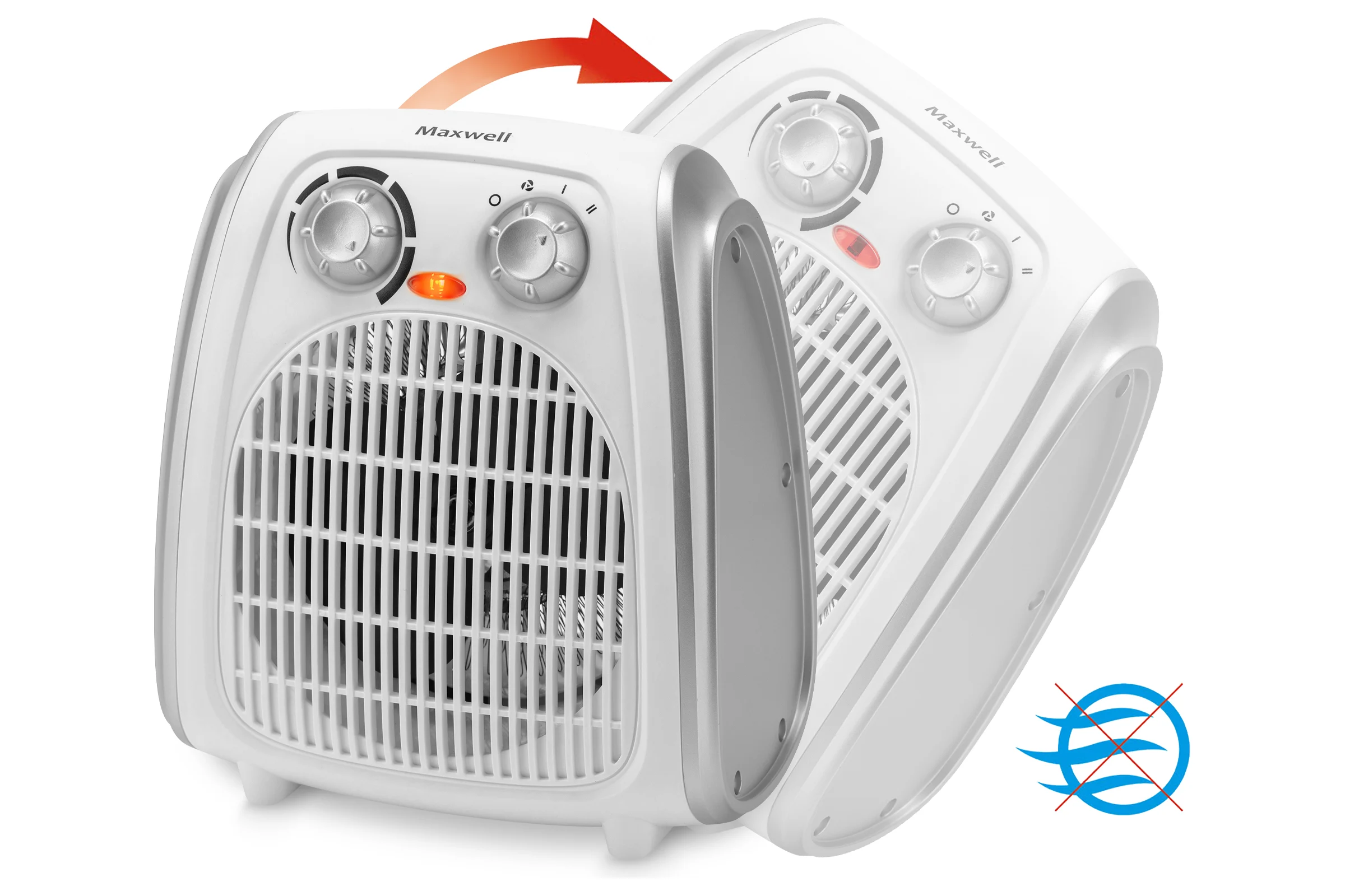 Тепловентилятор MAXWELL 3 режима работ MW-3458 W 3458-MW-01