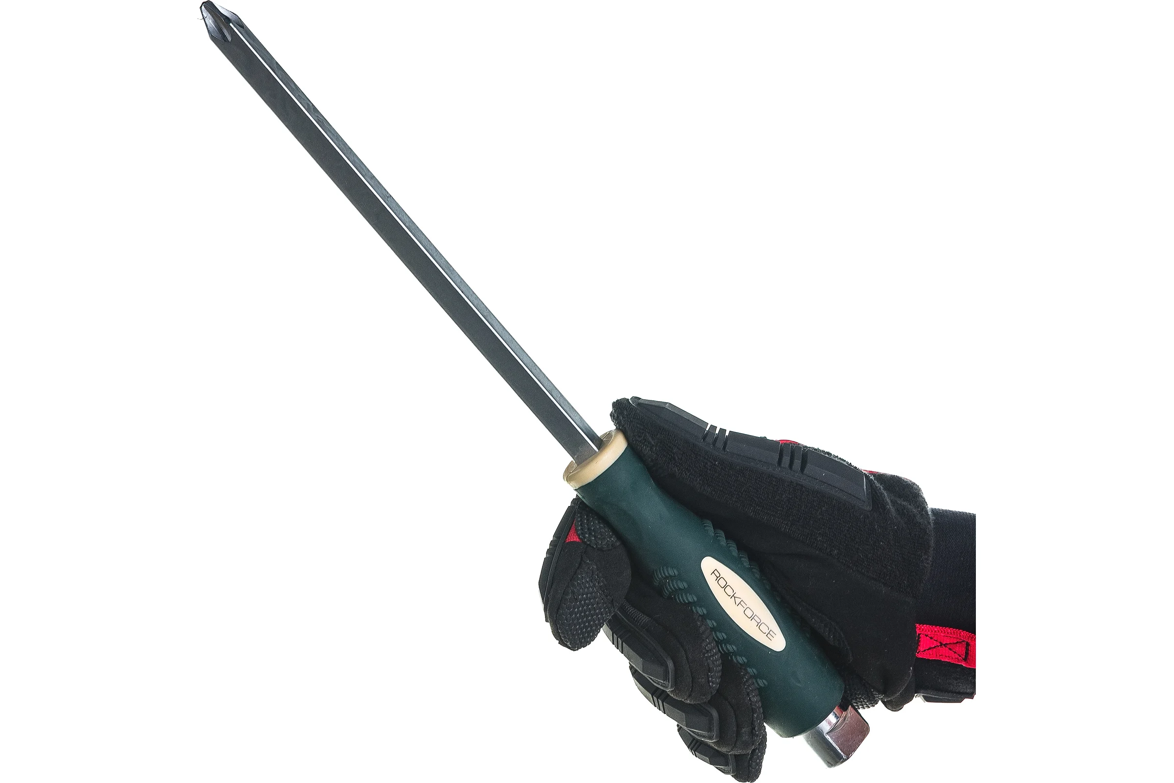Крестовая силовая магнитная отвертка Rockforce Profi S2 PH4.0x200мм RF-70240200(28254)