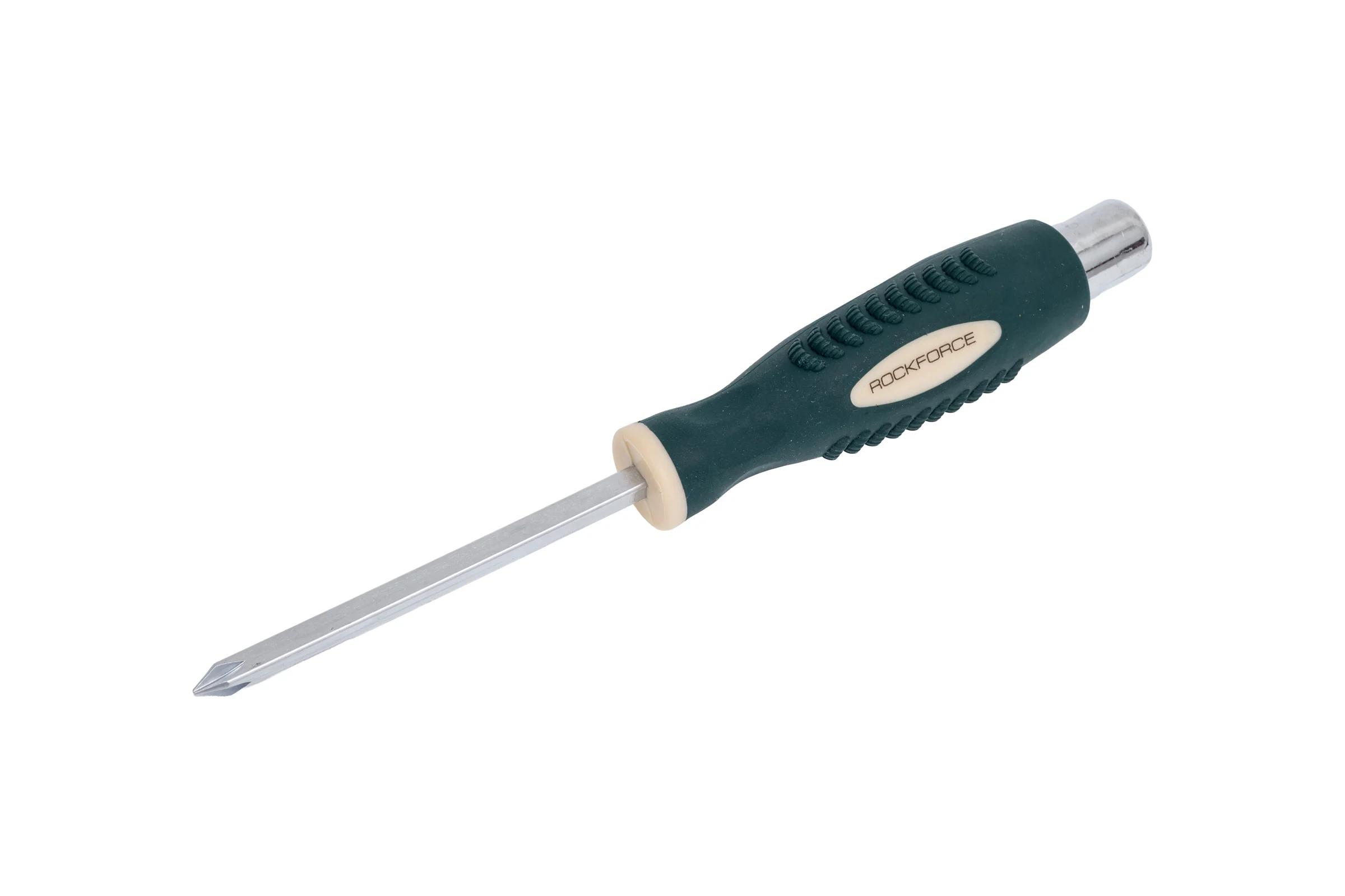 Крестовая силовая магнитная отвертка Rockforce Profi S2 PH1.0x80мм RF-70210080(28250)