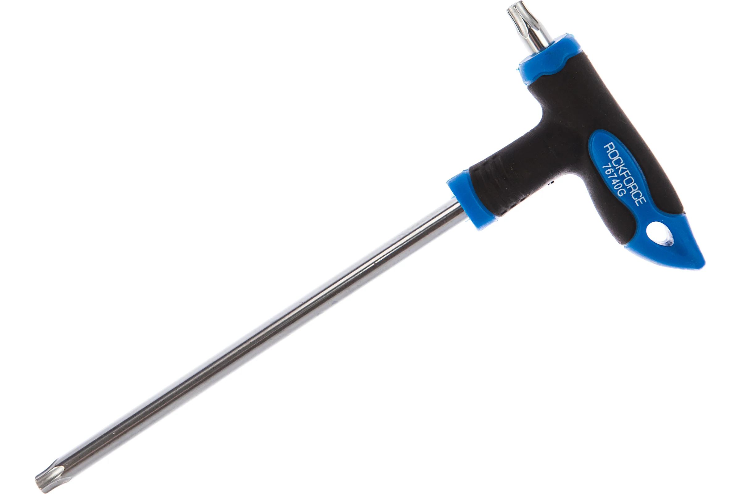 Ключ Rockforce TORX Т-образный с прорезиненной рукояткой T40x150мм RF-76740G(25704)
