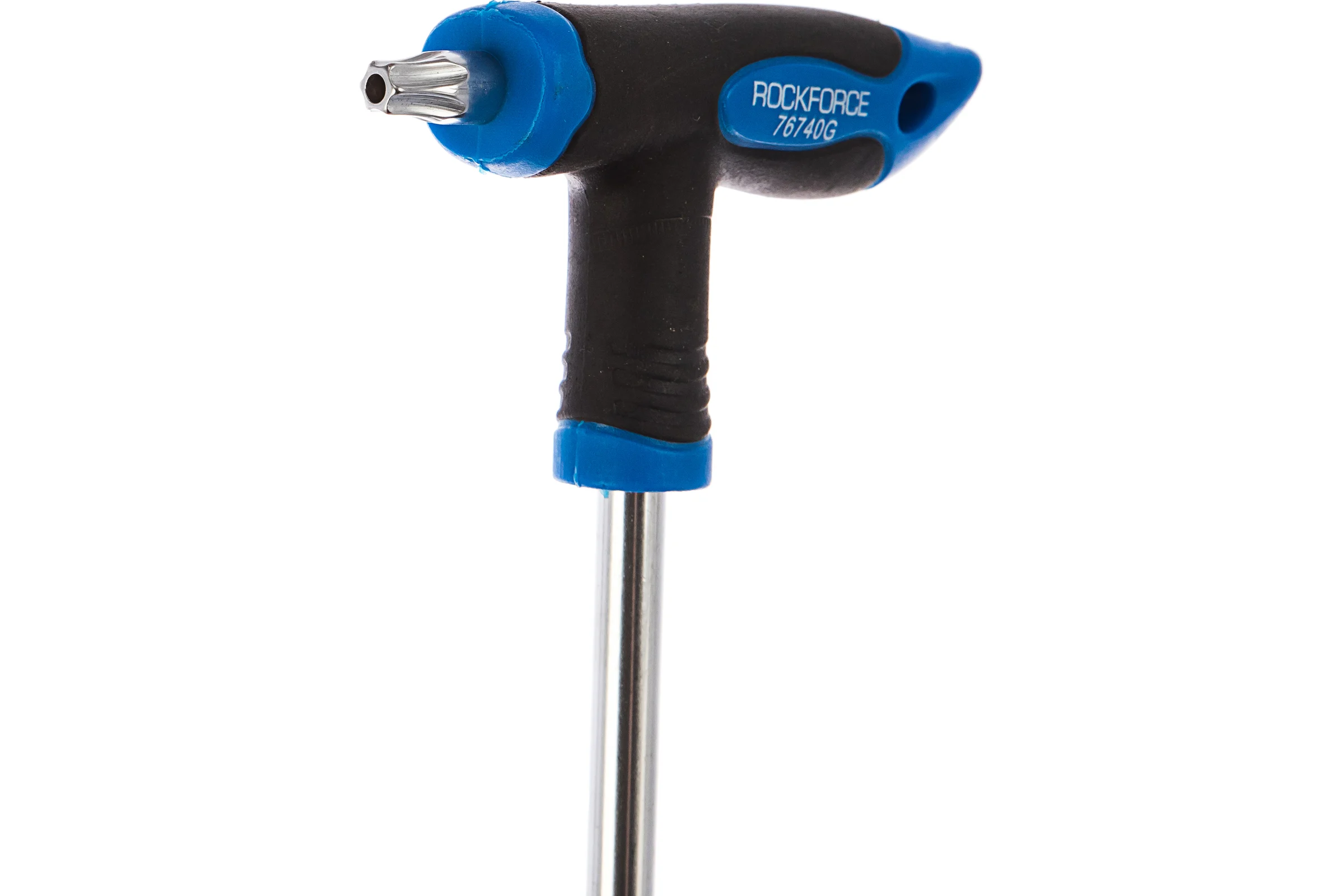 Ключ Rockforce TORX Т-образный с прорезиненной рукояткой T40x150мм RF-76740G(25704)