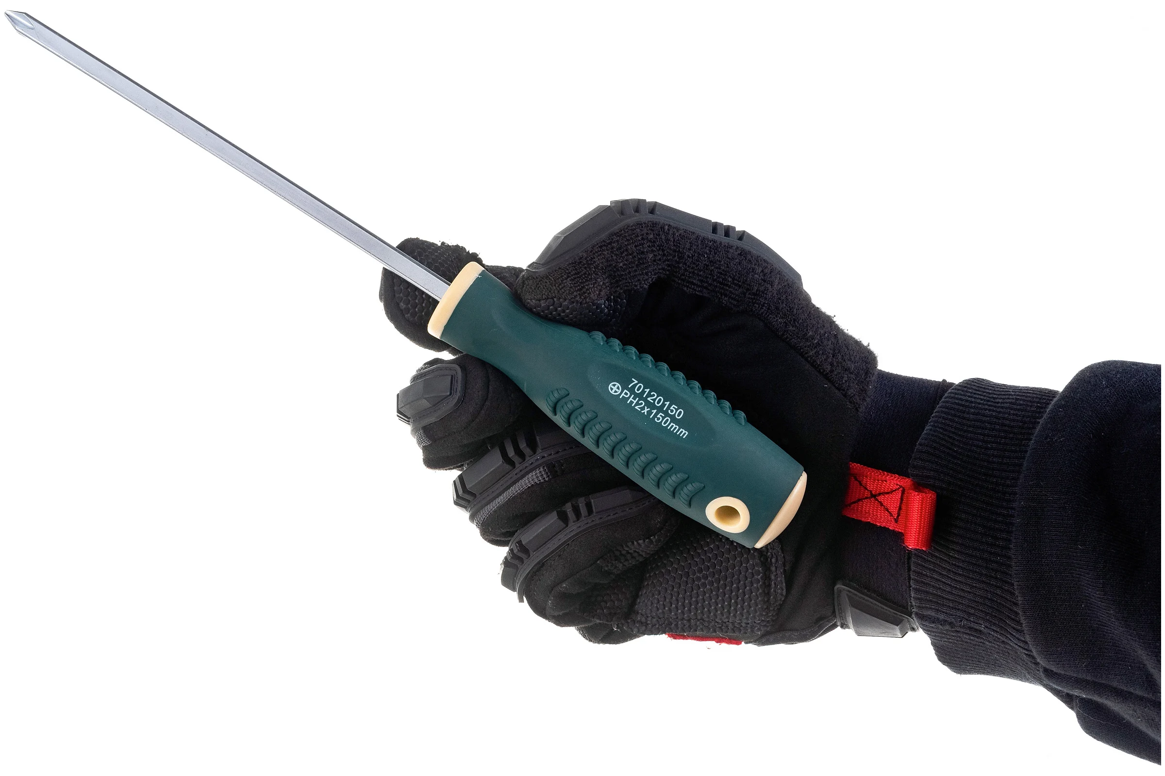 Крестовая магнитная отвертка Rockforce Profi S2 PH2.0x150мм RF-70120150(26228)