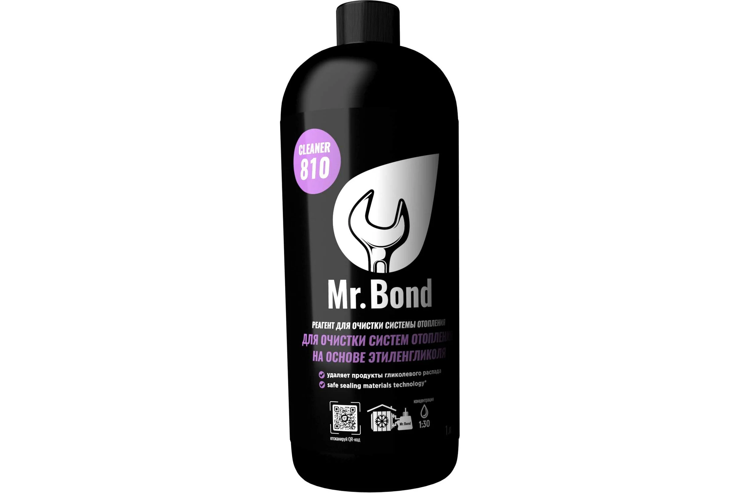 Реагент для очистки систем отопления на основе этиленгликоля Mr.Bond Cleaner 810 MB3031822010