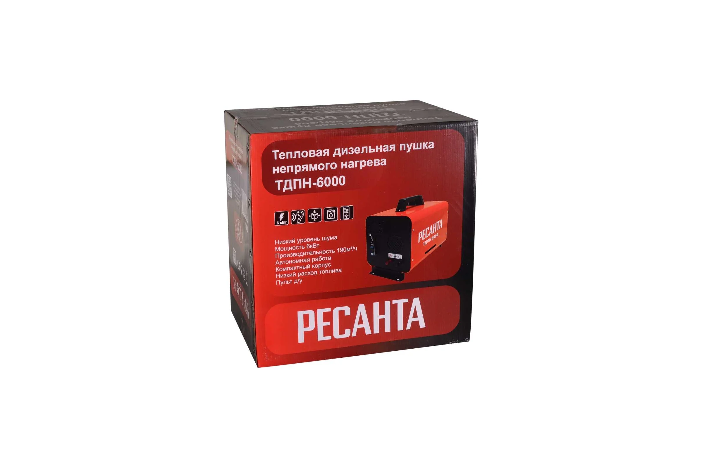 Тепловая дизельная пушка непрямого нагрева Ресанта ТДПН-6000 67/1/52