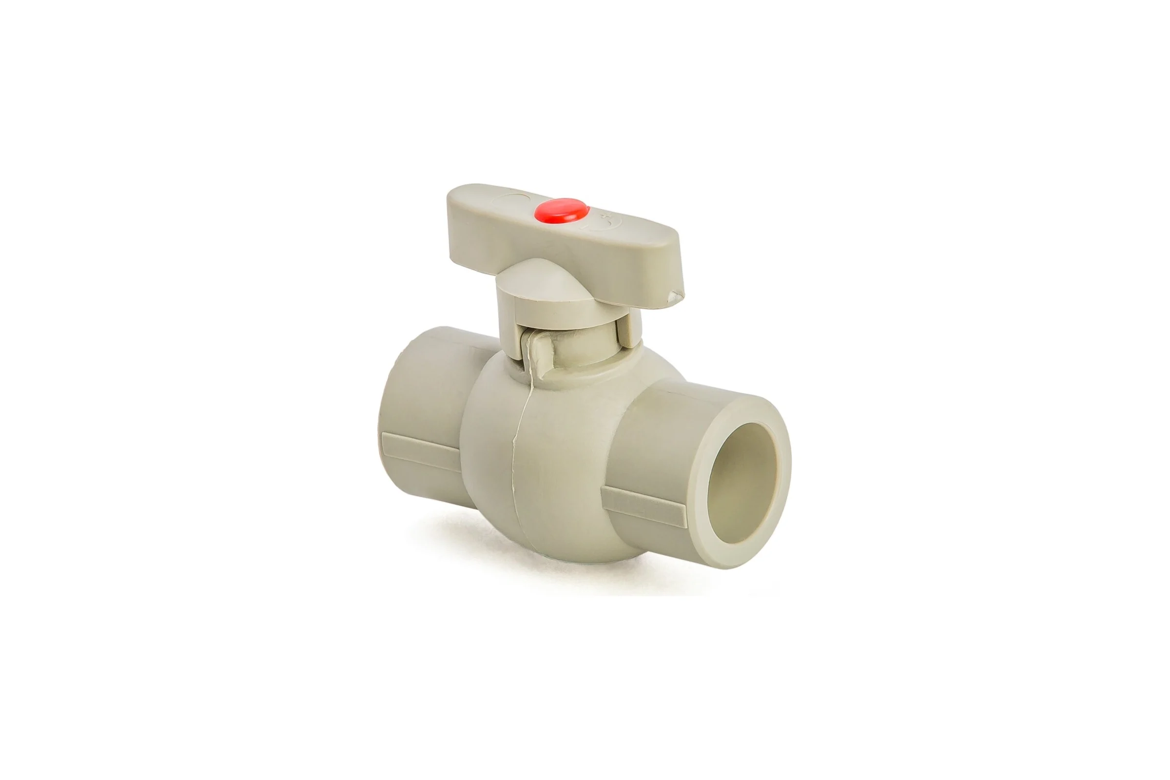 Шаровой кран LAMMIN ppr 25 эко 50/10 серый Lm31074000025G
