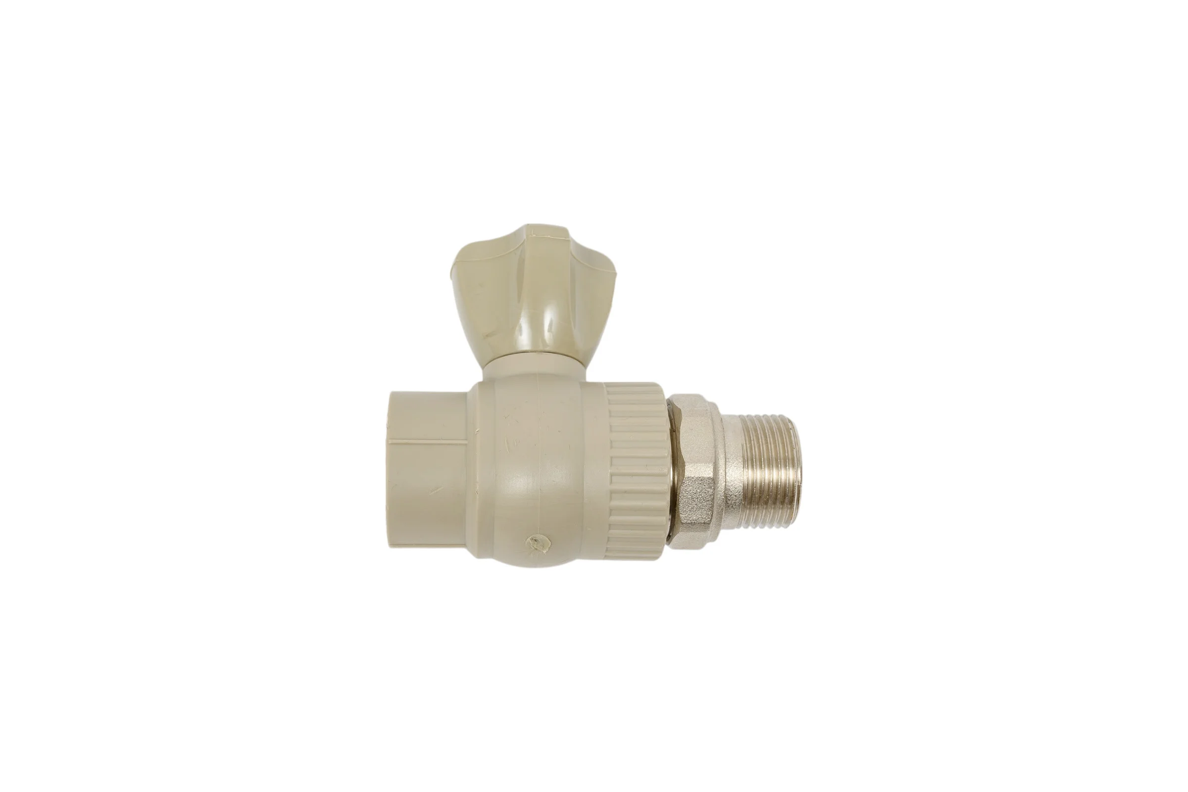 Шаровой кран LAMMIN ppr радиат. прям. 25x3/4" premium 40/5 серый Lm31175025020G