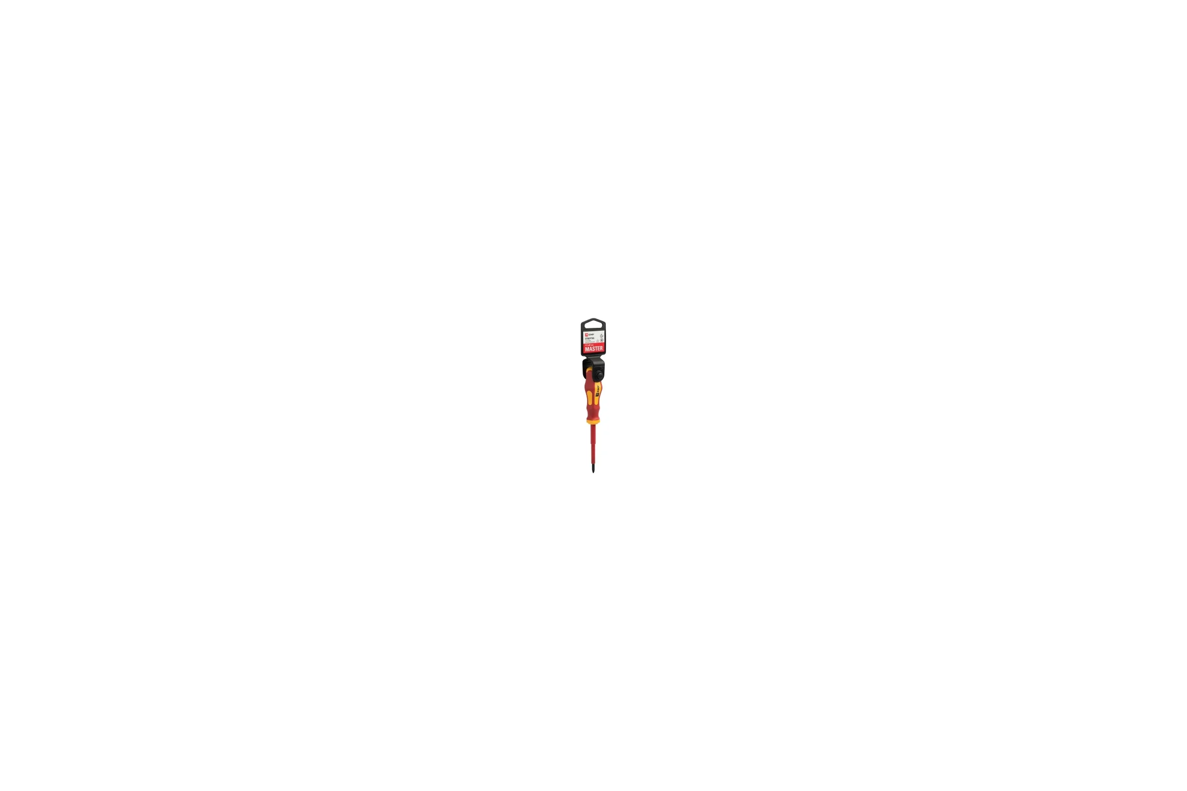 Отвертка EKF Master PZ1x80 мм 1000В Basic pz-1-80-mas-in