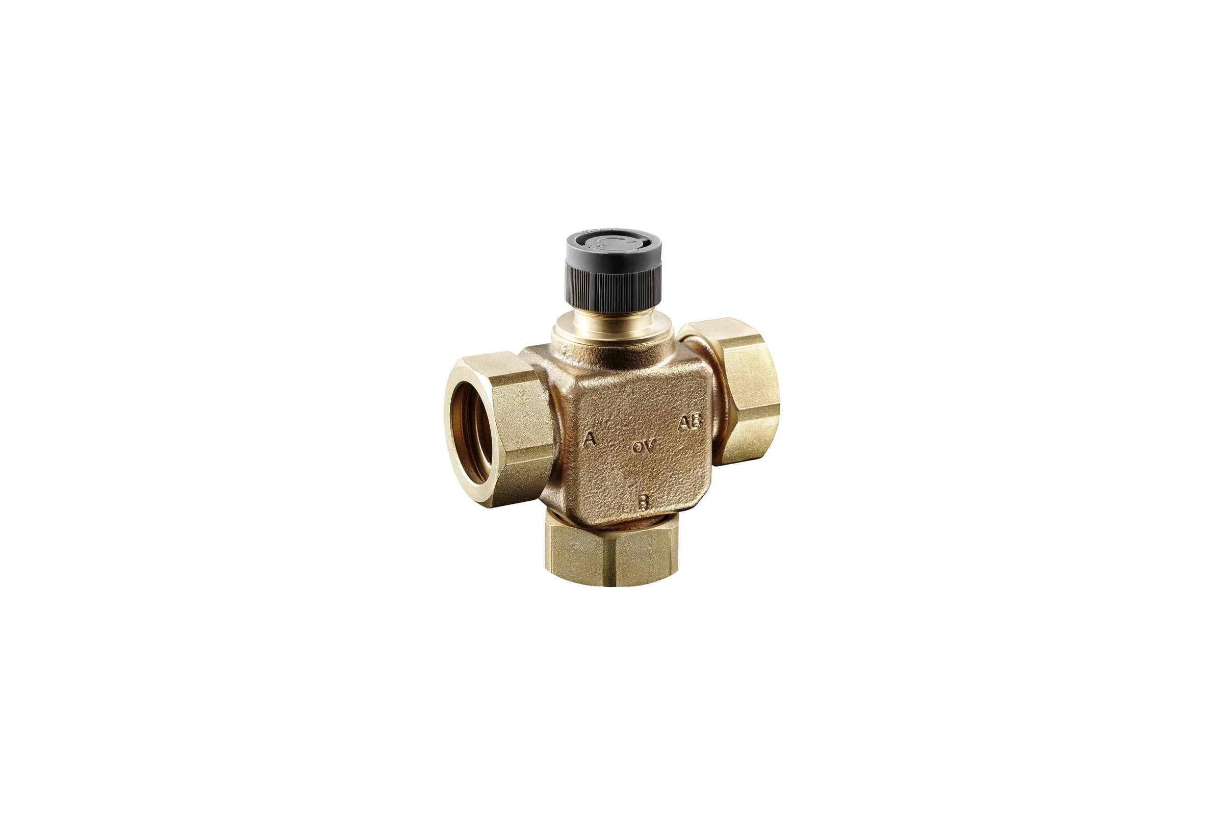 Вентиль Oventrop Tri-CTR, смесительный, трёхходовой, DN-32, M30x1,5, PN 1131210