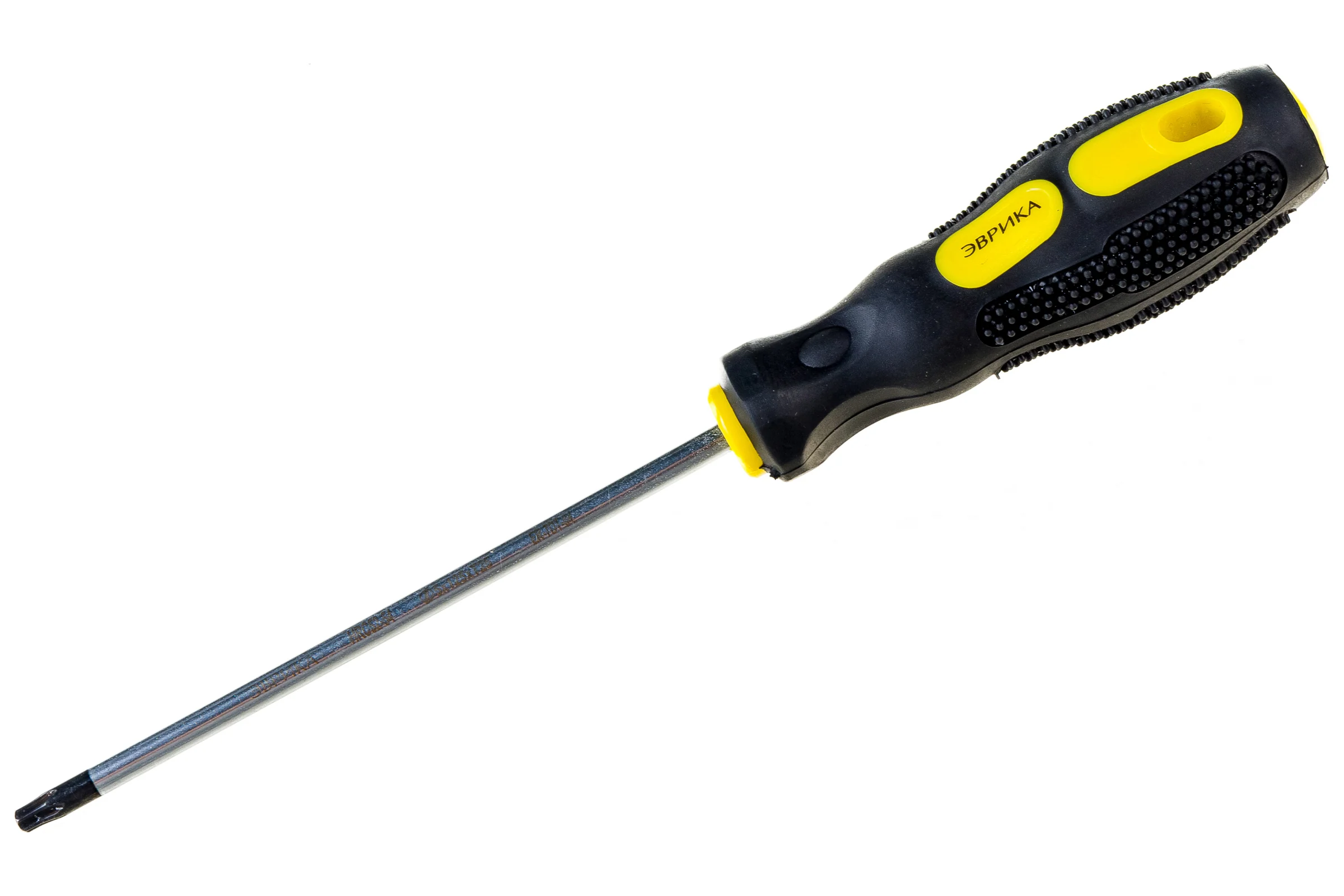 Отвертка TORX Эврика T25х125мм 5мм магнитная с противоскользящей ручкой ER-7DT-04 988156