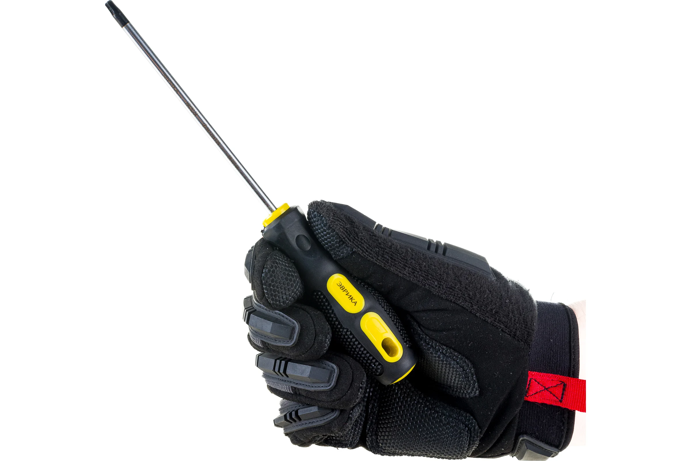 Отвертка TORX Эврика T25х125мм 5мм магнитная с противоскользящей ручкой ER-7DT-04 988156